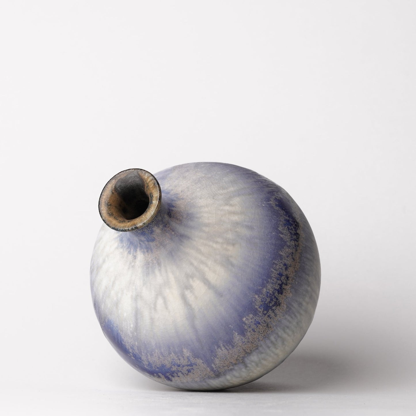 Nobuhito Nakaoka Colored Ash Glaze Vase