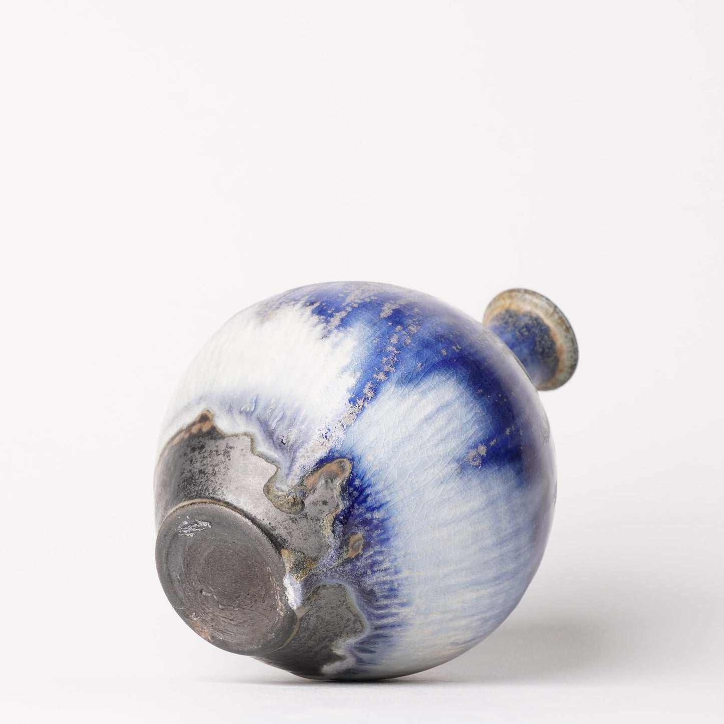 Nobuhito Nakaoka Colored Ash Glaze Vase