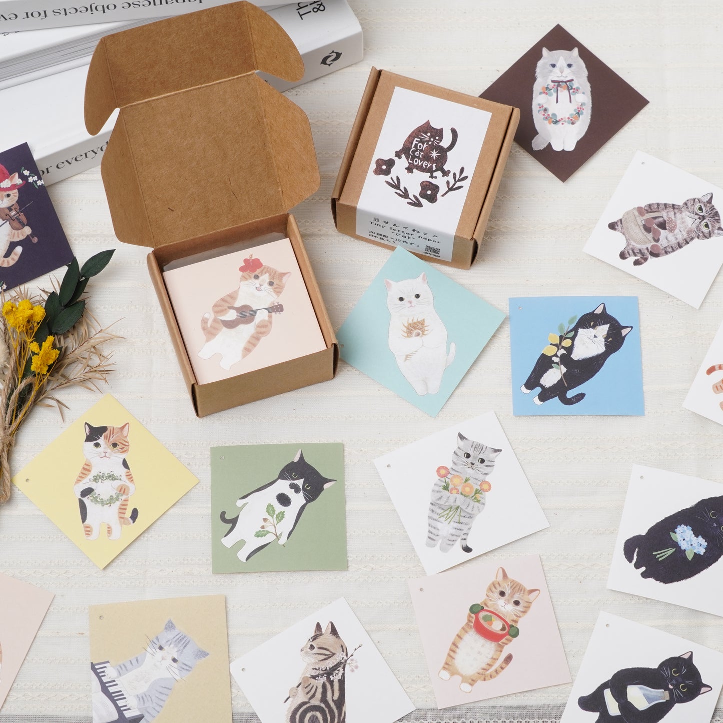 Mini Memo Paper Set - Cats