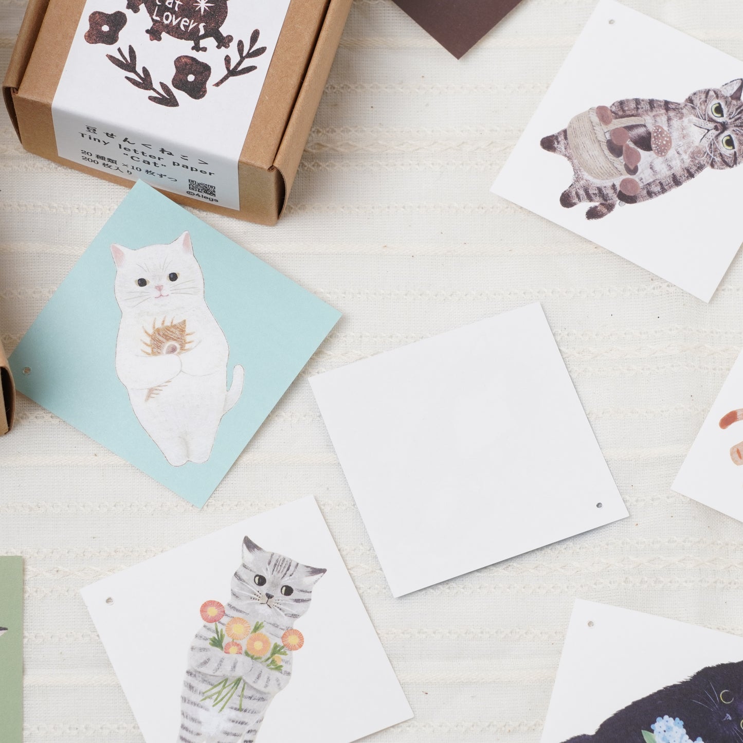 Mini Memo Paper Set - Cats