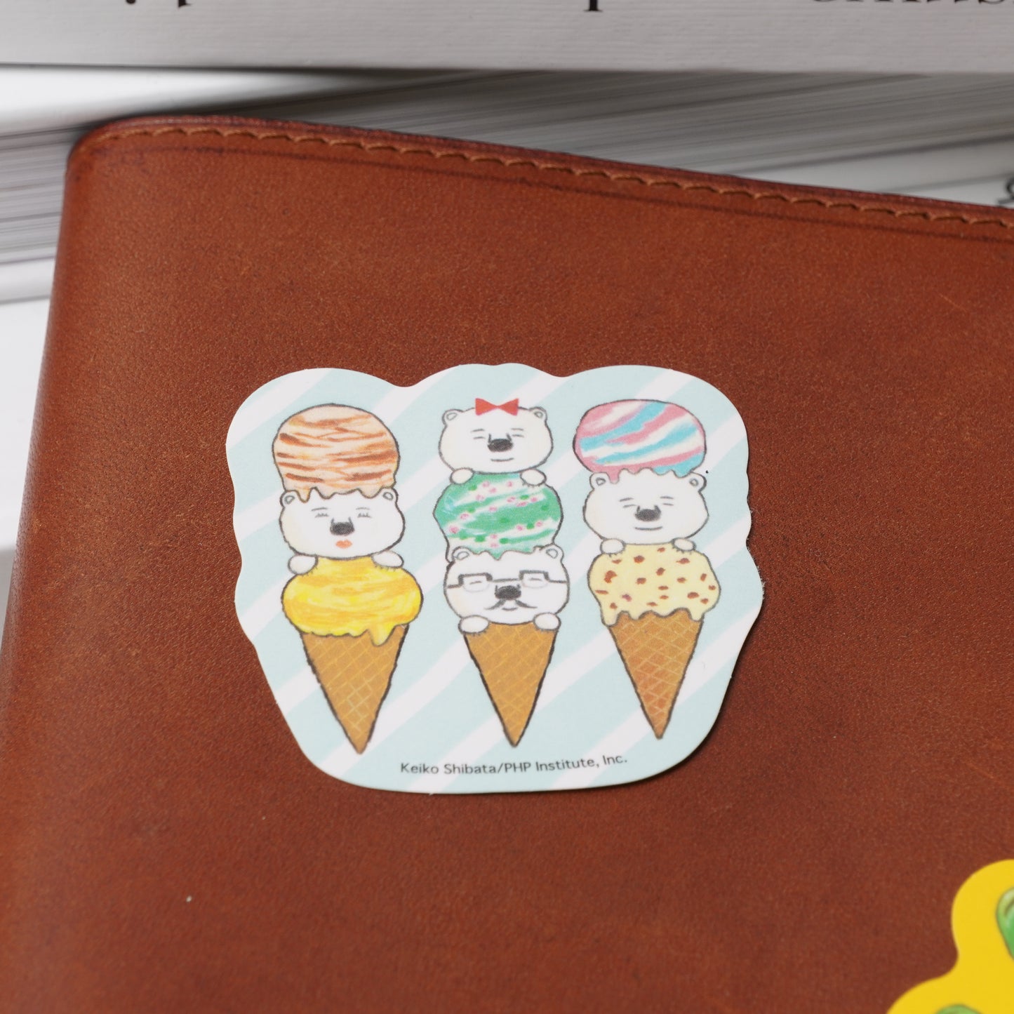 Shirokuma Series Sticker - Ice Cream Design