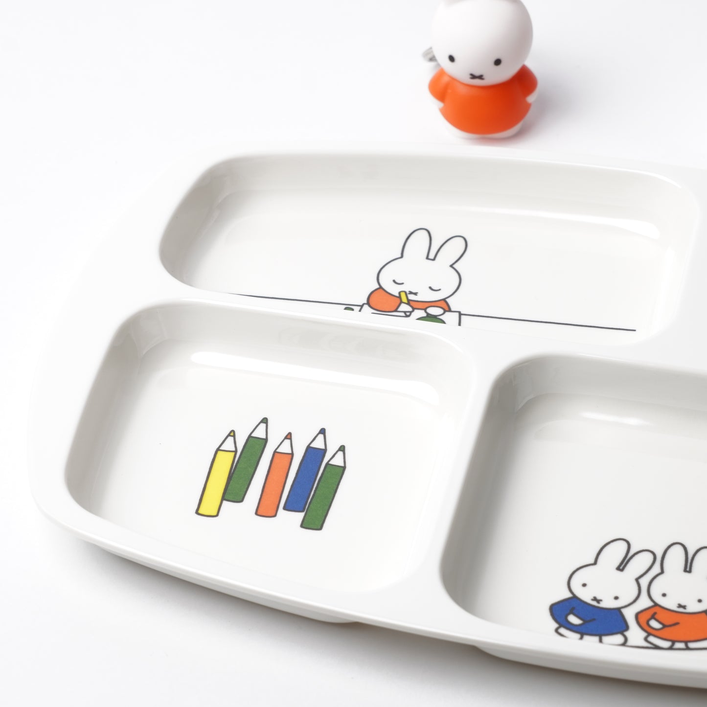 Miffy & Friends Melamine Kids Lunch Plate