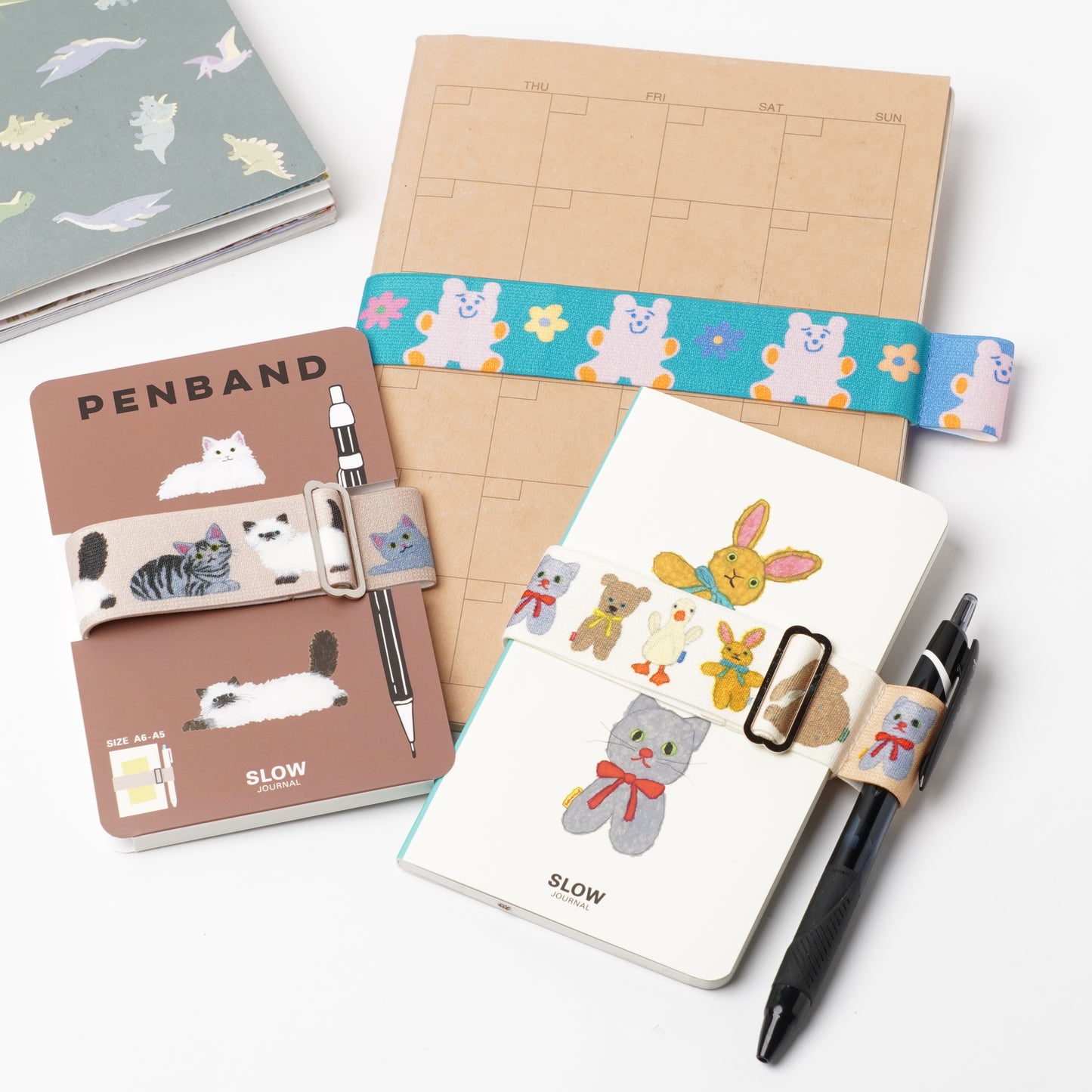 Plush Toy Book Band with Pen Holder