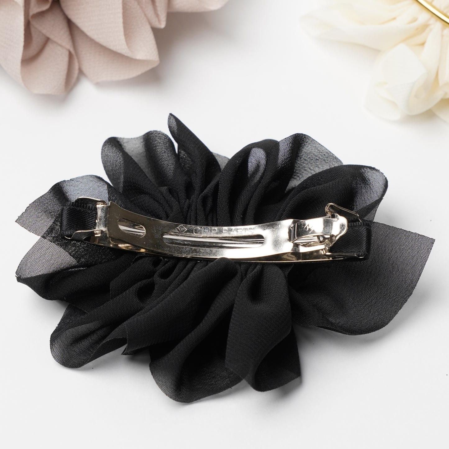 Chiffon Barrette Hair Clip – Elegant and Feminine Hair Accessory for Women