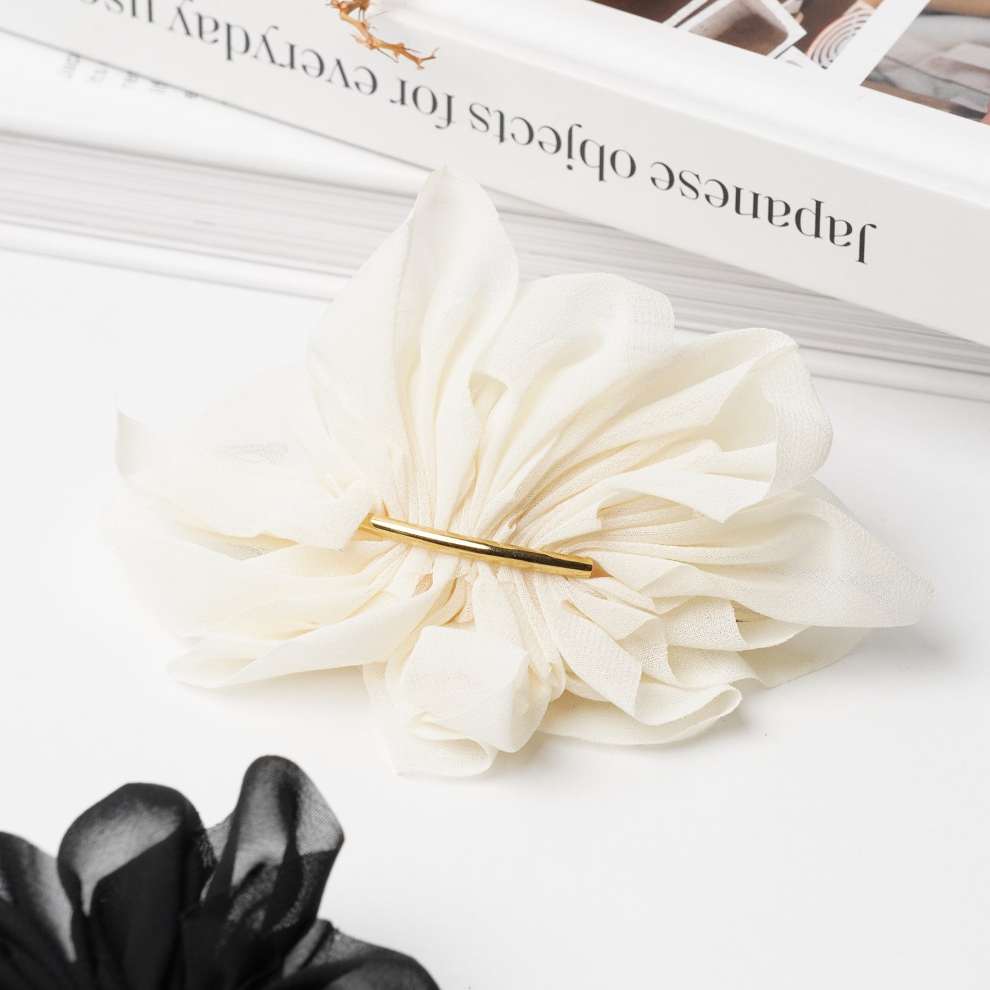 Chiffon Barrette Hair Clip – Elegant and Feminine Hair Accessory for Women