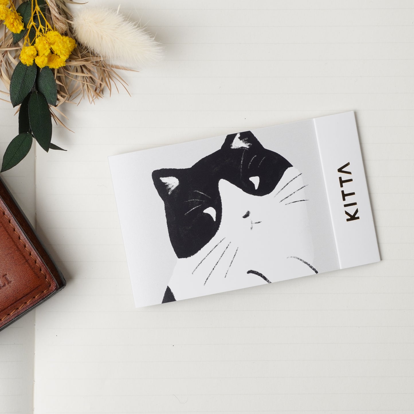 KITTA Clear Masking Tape – Cat Design | Portable & Pre-Cut Transparent Tape