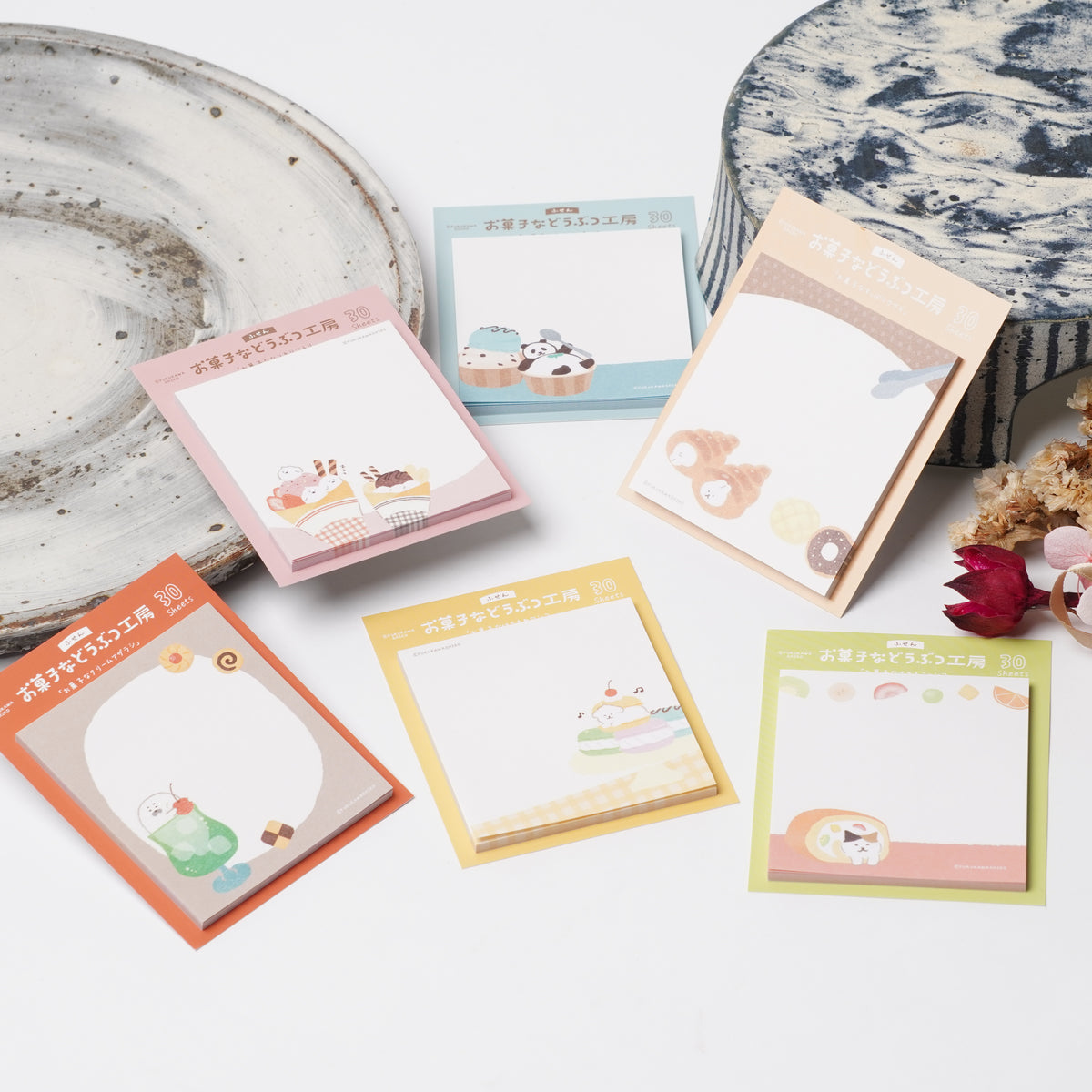 Okashi na Doubutsu Kobo Sticky Notes - Panda