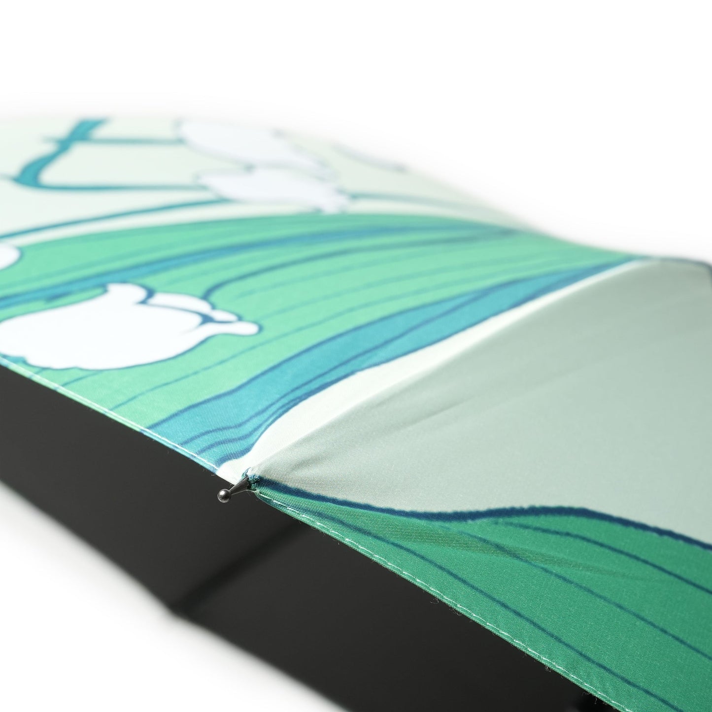 Flower design umbrella lily of the valley