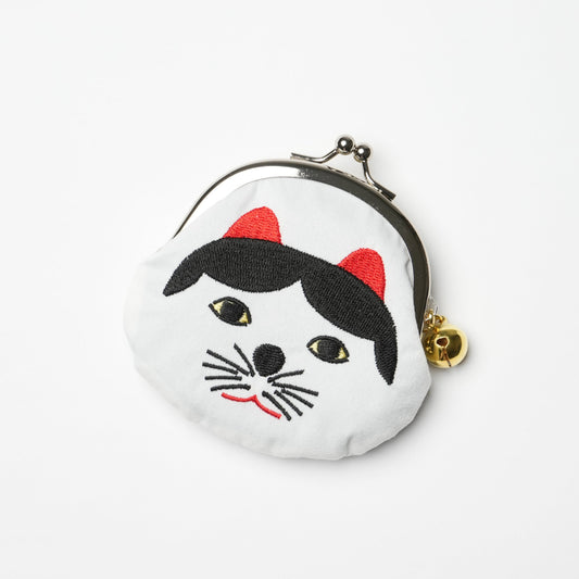 Gamaguchi Clasp Cat Wallet