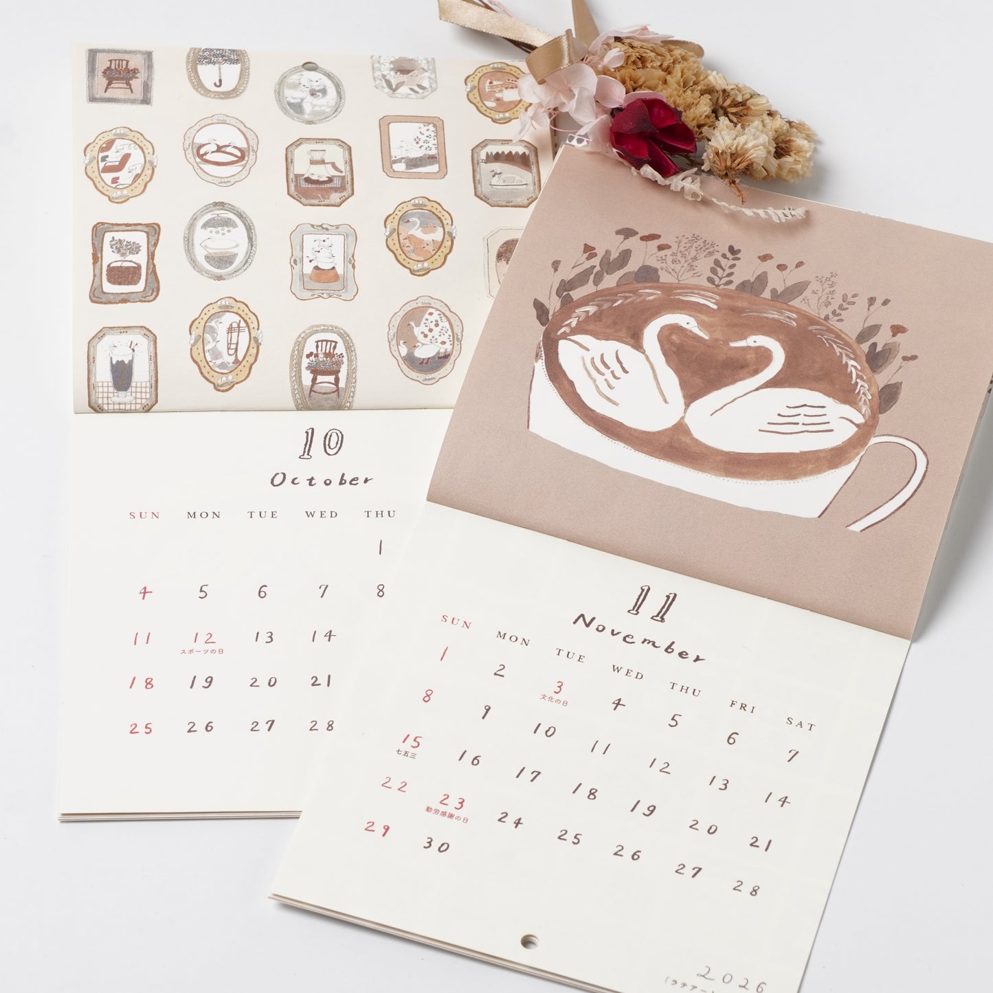 Swan's Calendar 2026 - Illustrated by Shoichiro Tobimatsu