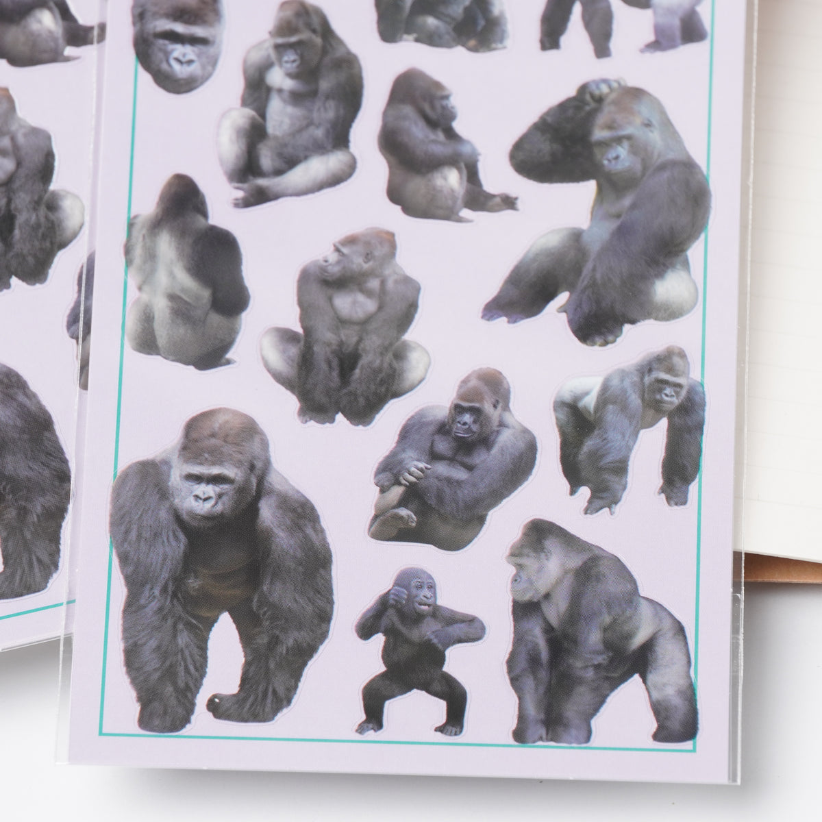 Gorilla Photo Selection Sticker Sheet