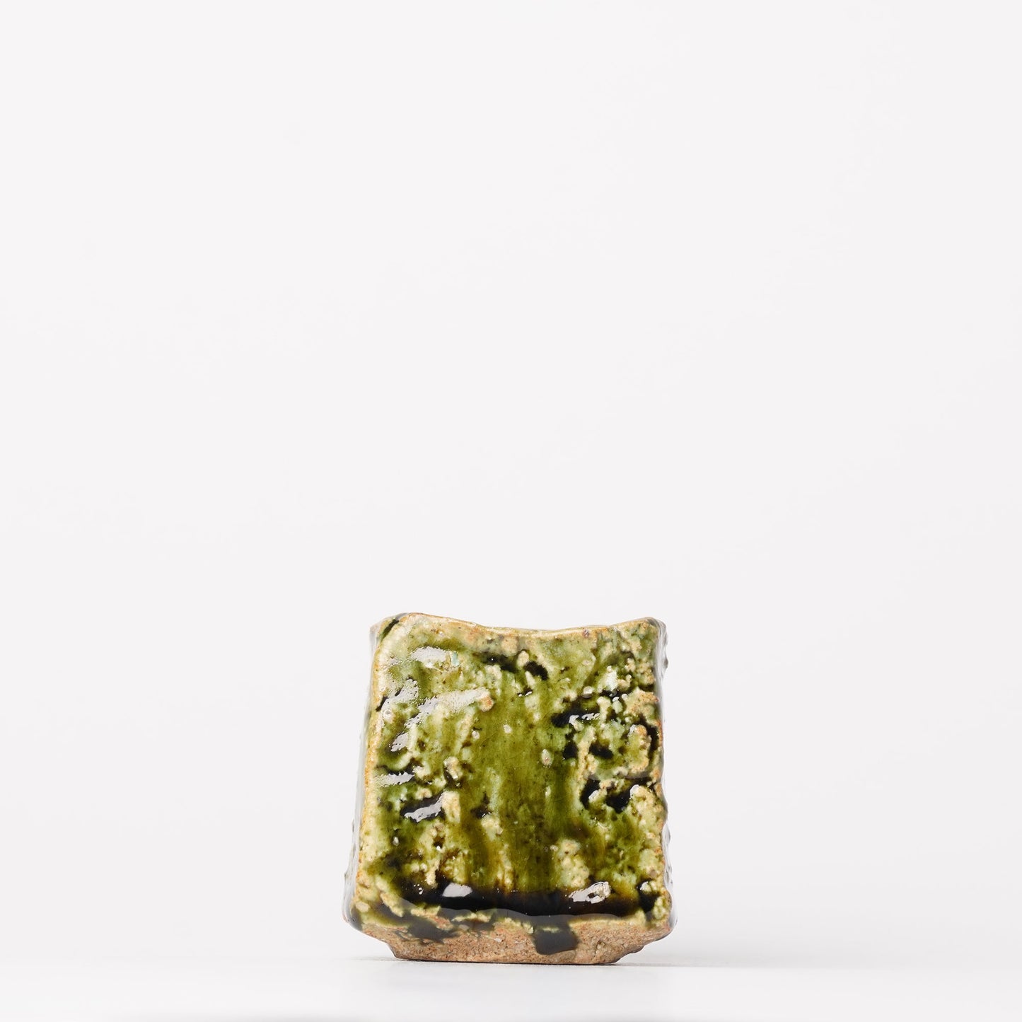 Takuya Kanamoto Oribe Glaze Guinomi Sake Cup