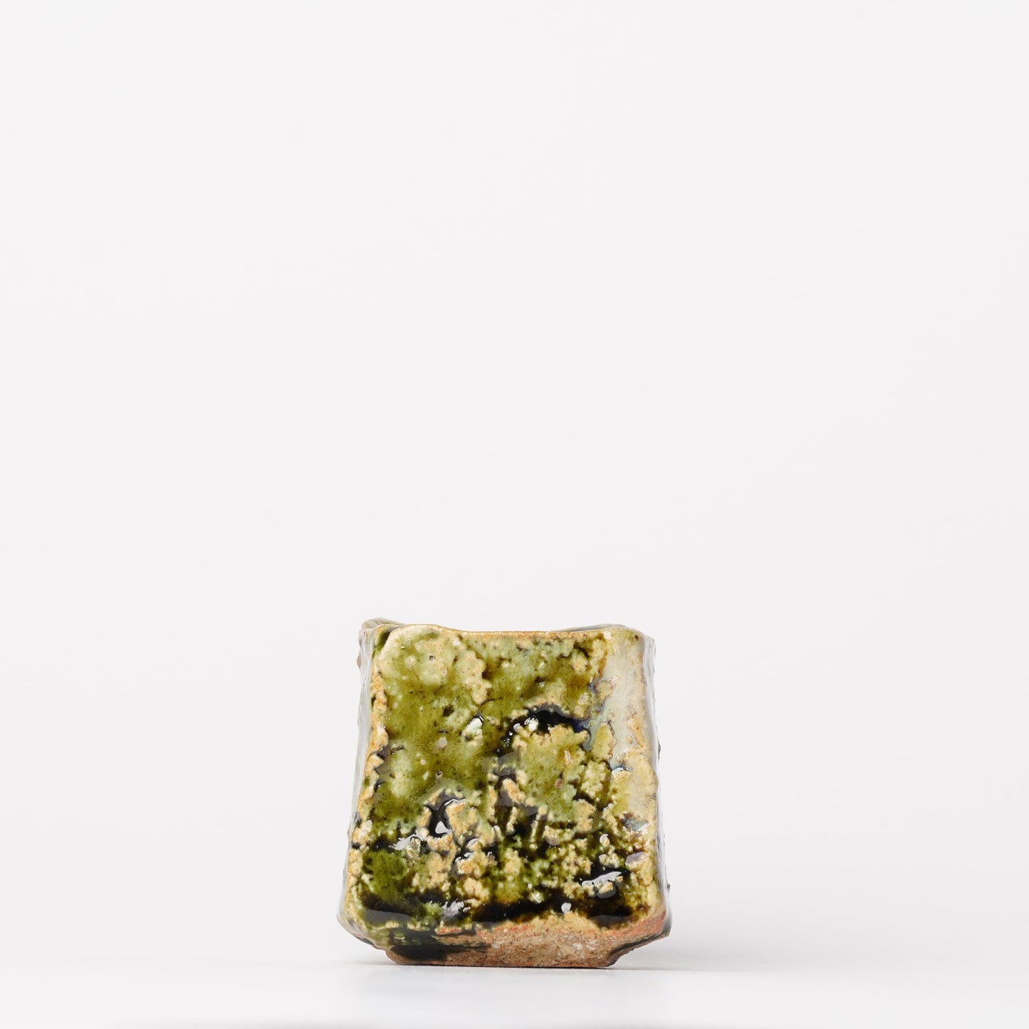 Takuya Kanamoto Oribe Glaze Guinomi Sake Cup