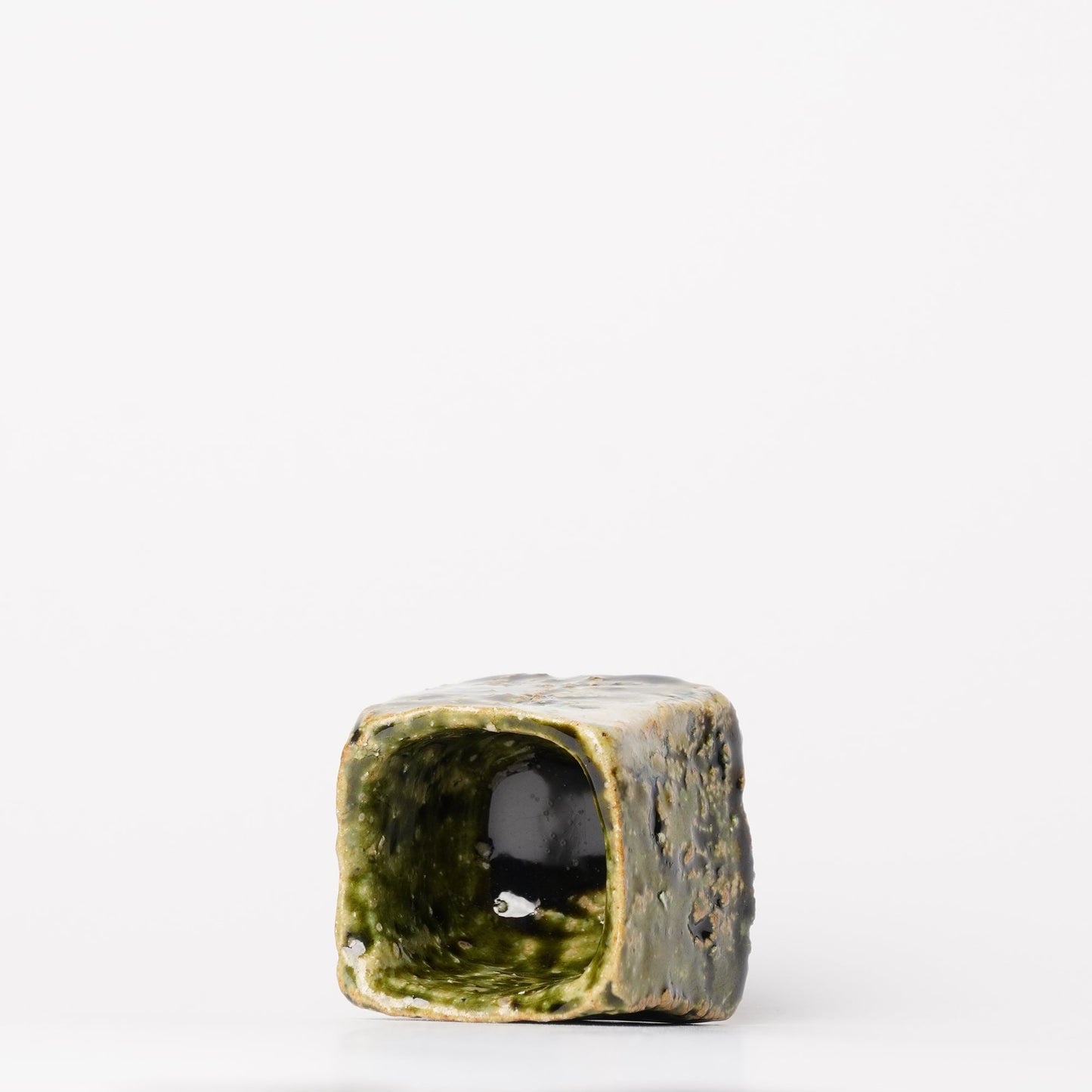Takuya Kanamoto Oribe Glaze Guinomi Sake Cup