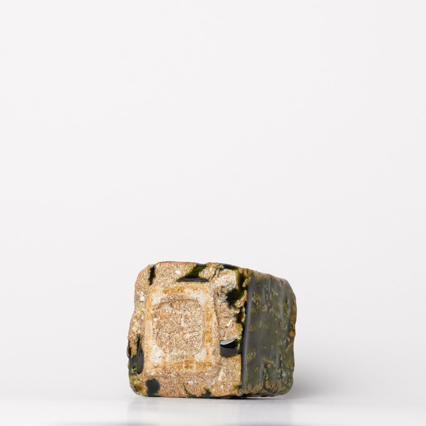Takuya Kanamoto Oribe Glaze Guinomi Sake Cup