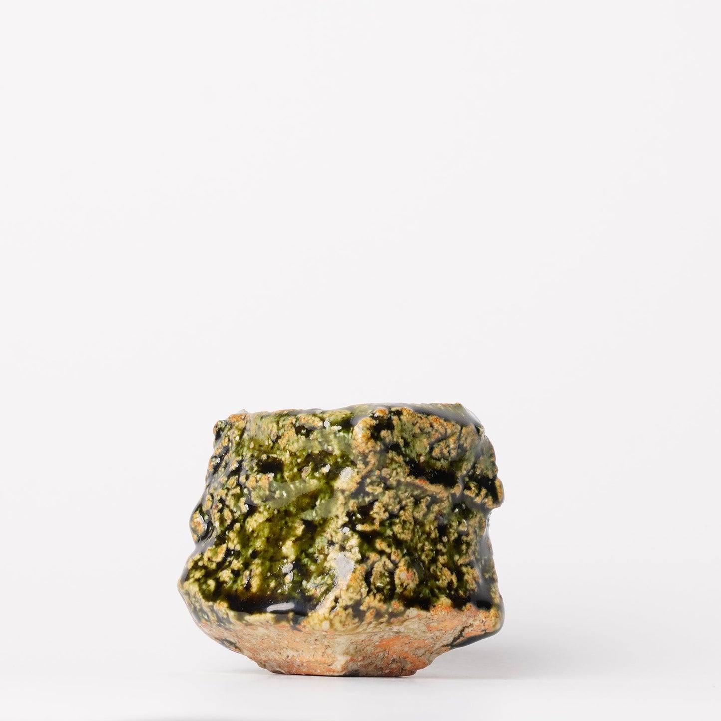 Takuya Kanamoto Oribe Glaze Guinomi Sake Cup