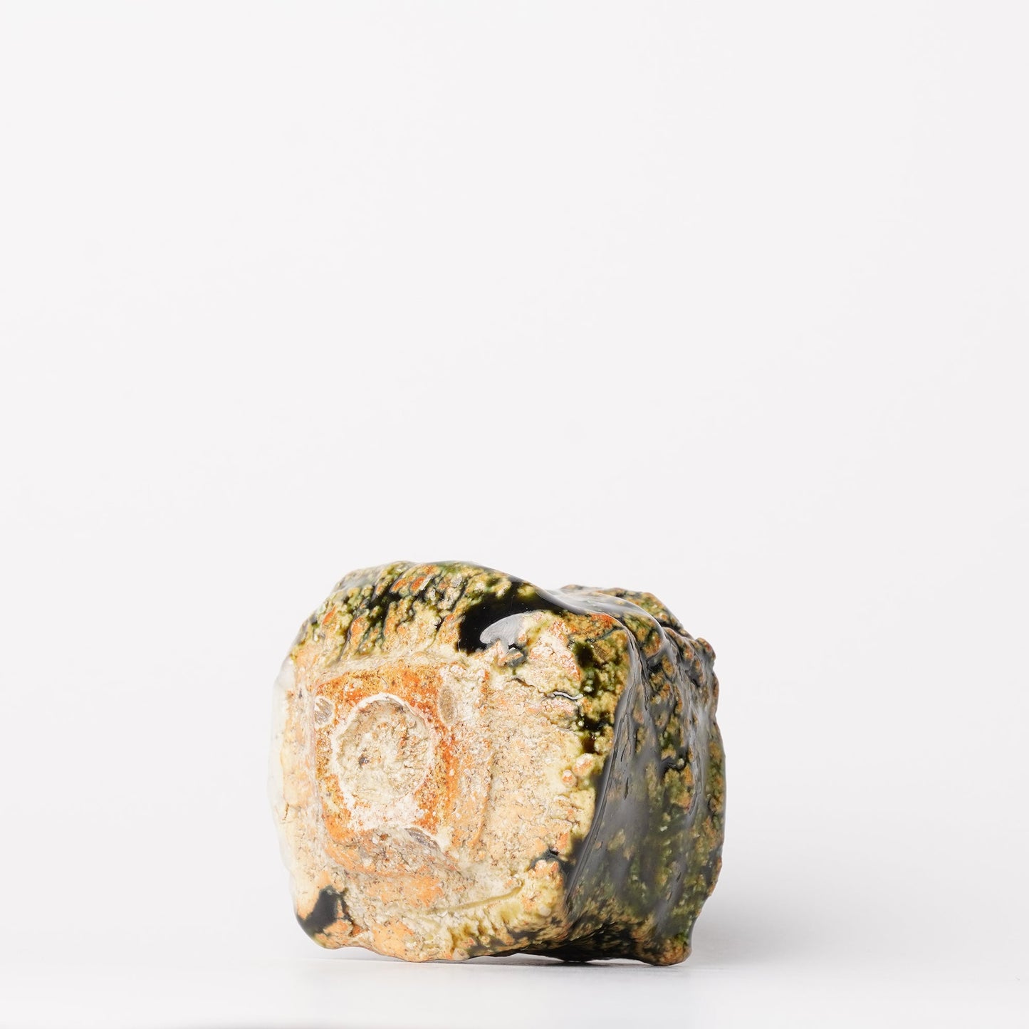 Takuya Kanamoto Oribe Glaze Guinomi Sake Cup