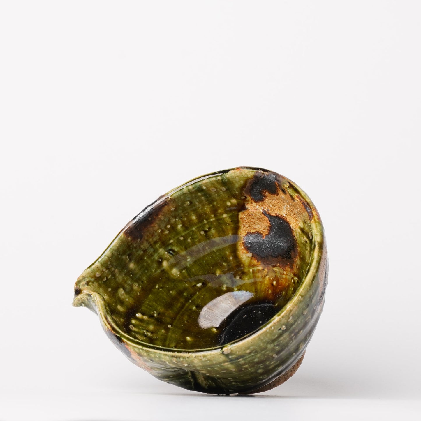 Takuya Kanamoto Oribe Glaze Katakuchi Sake Server