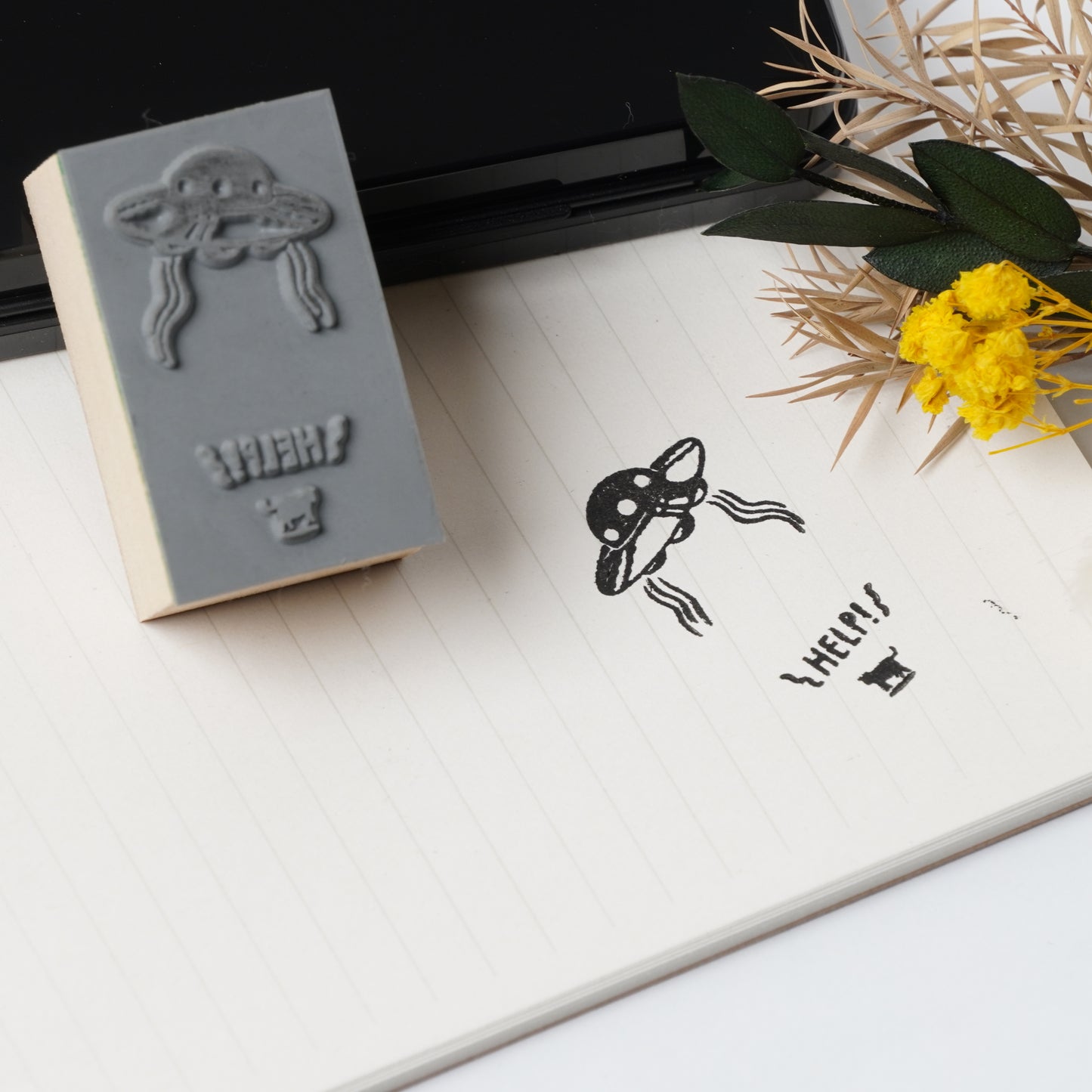 Nicoma Message Stamp - Help Stamp