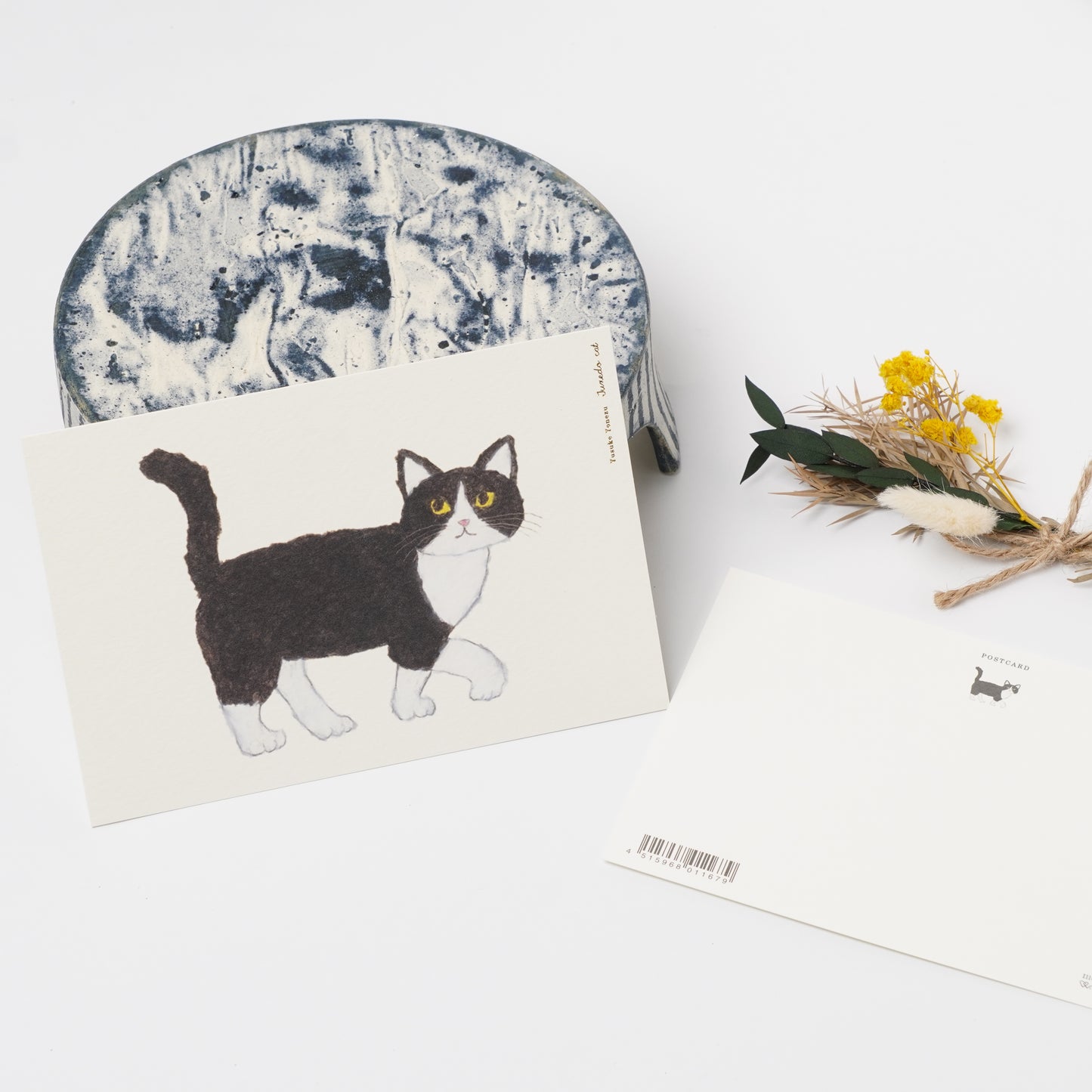 Yusuke Yonezu Postcard - Calico Cat