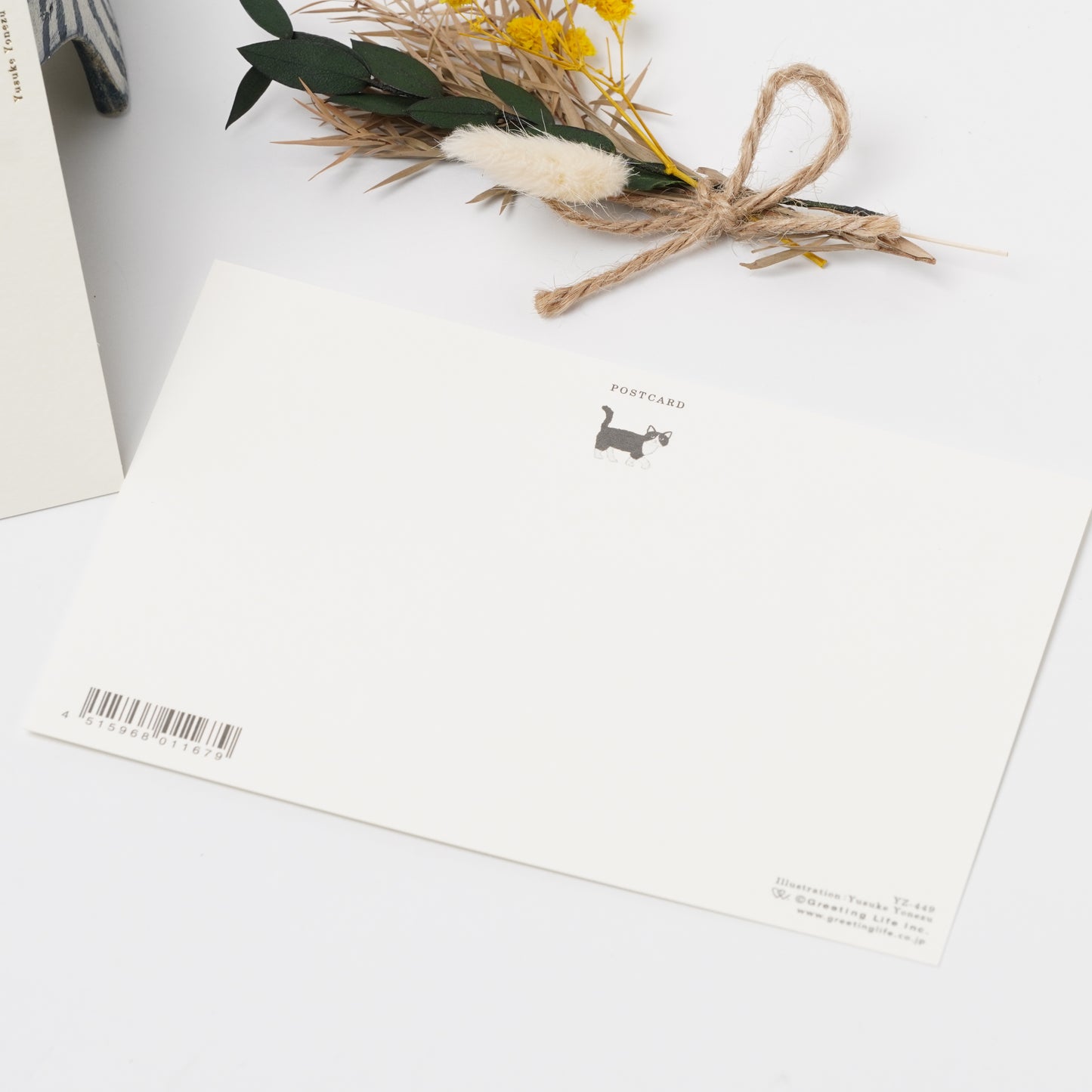 Yusuke Yonezu Postcard - Calico Cat
