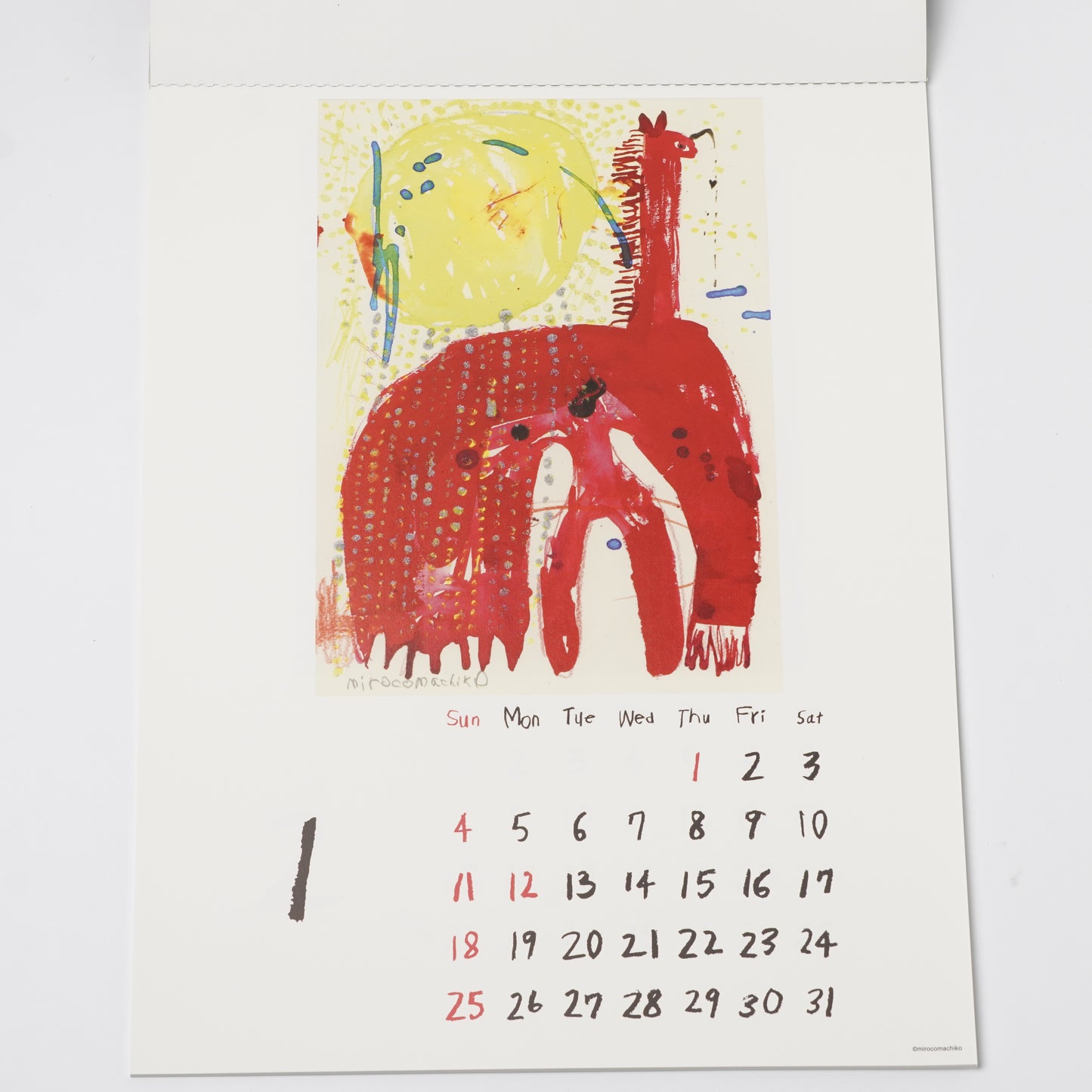 Miroco Machiko Calendar 2026
