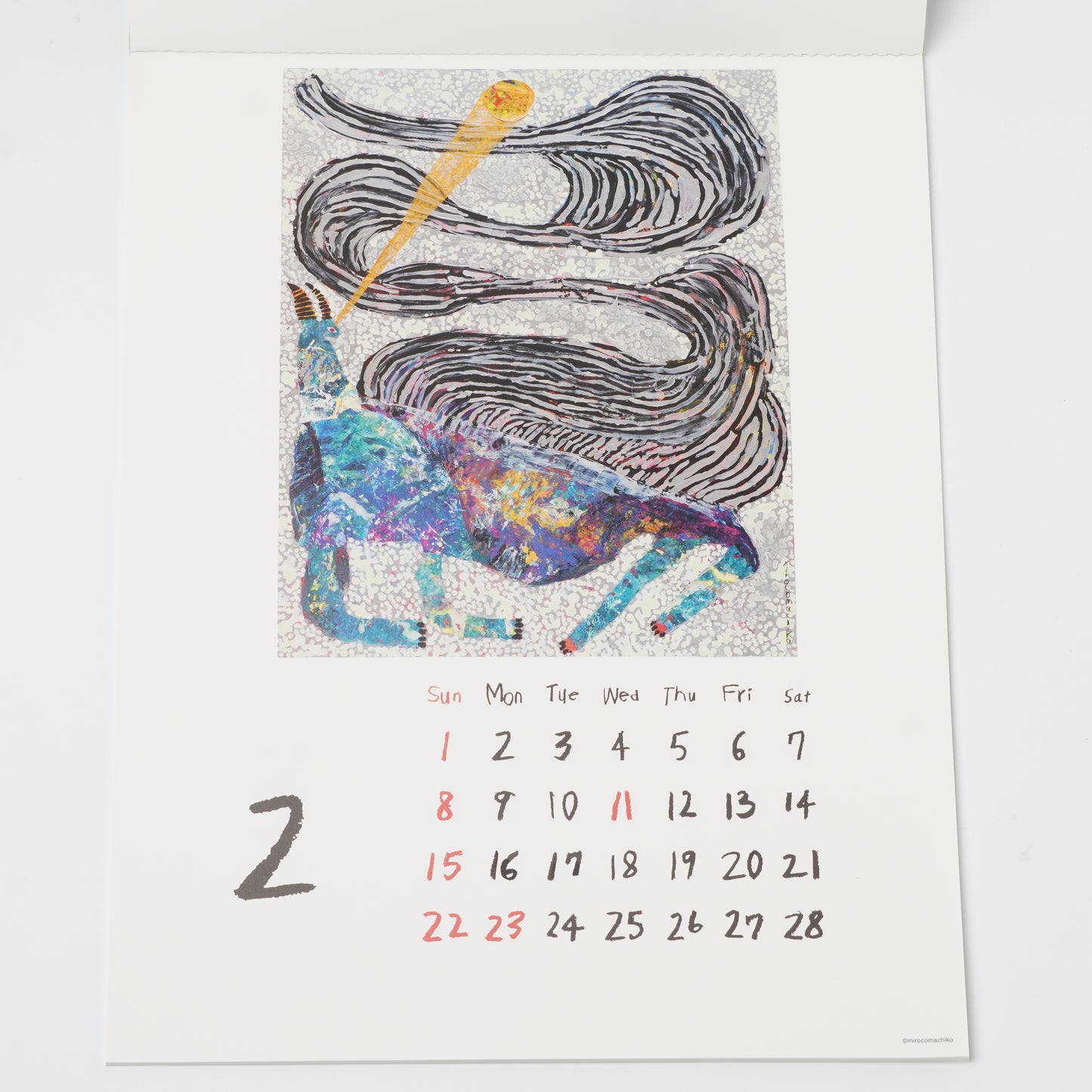 Miroco Machiko Calendar 2026