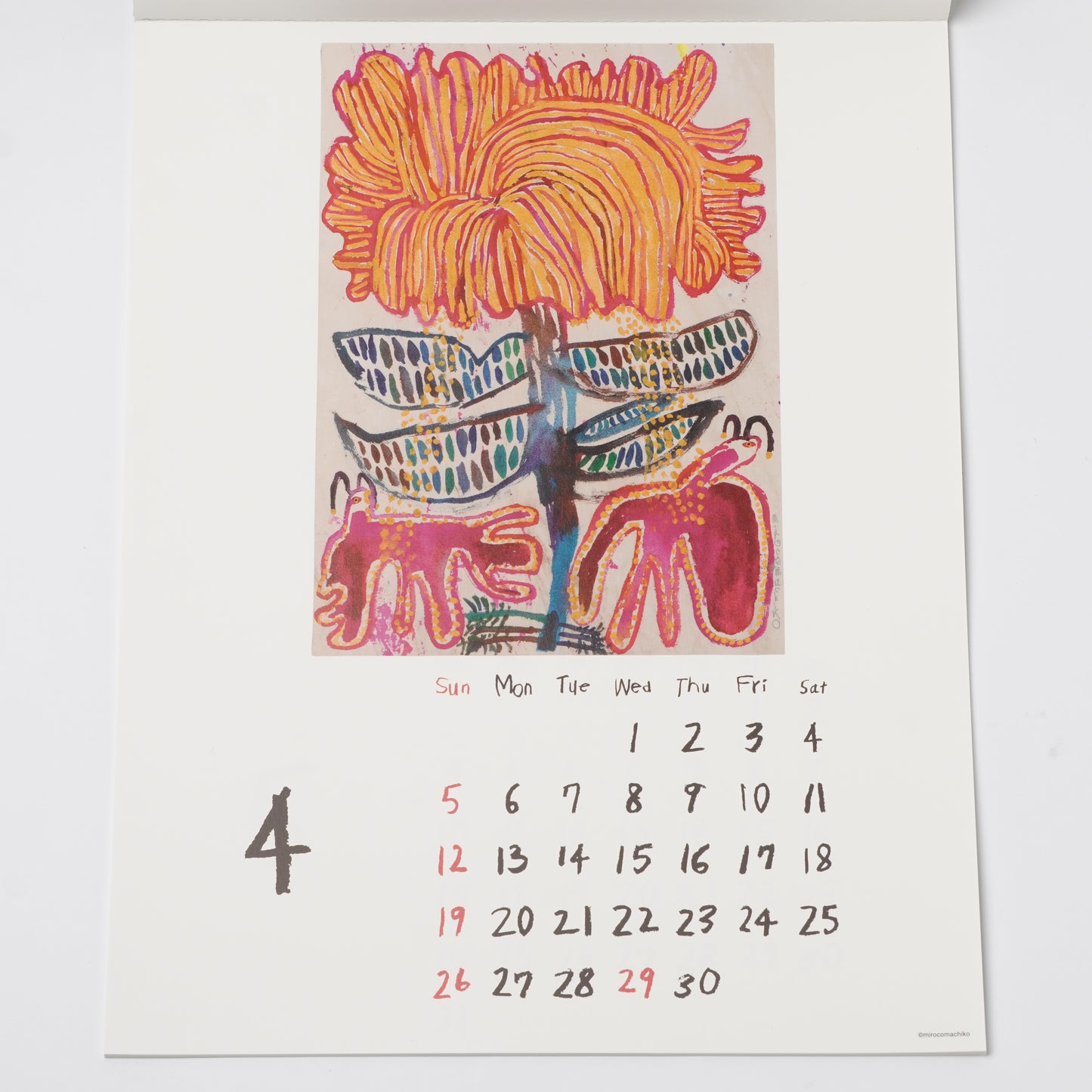 Miroco Machiko Calendar 2026