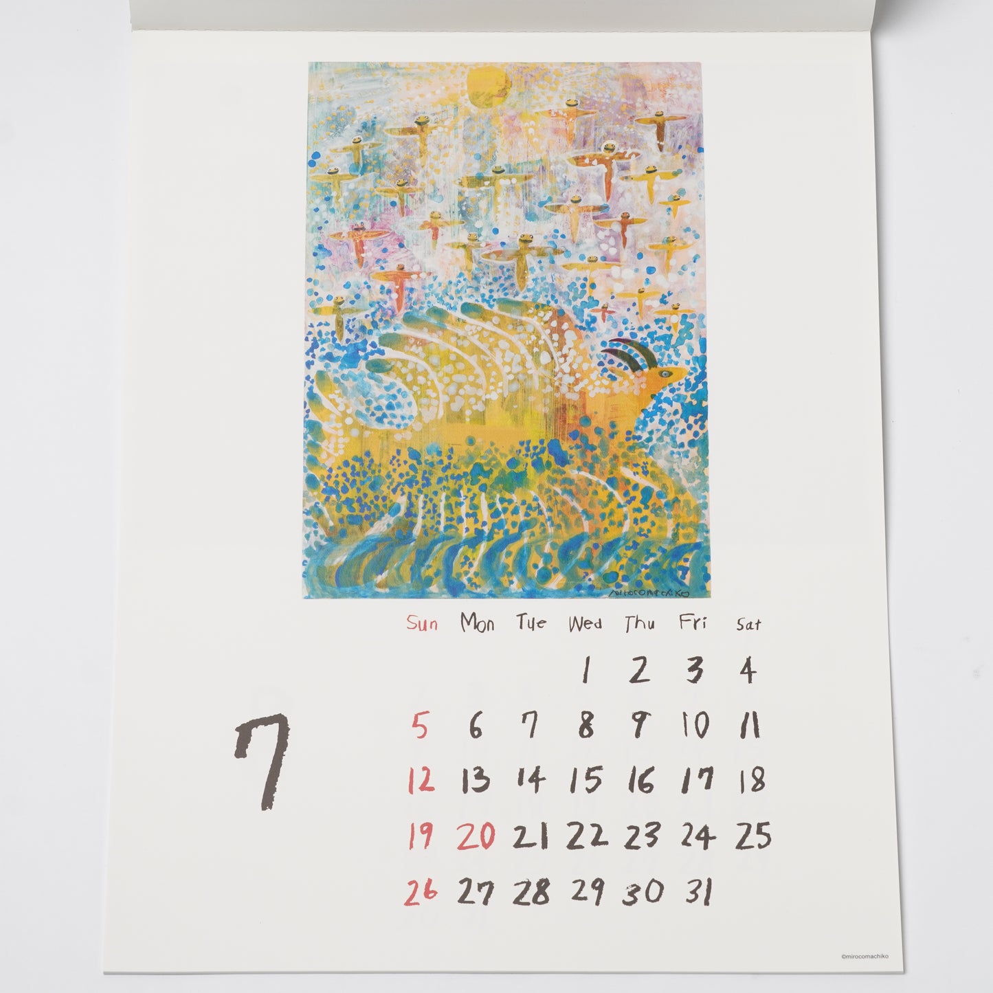 Miroco Machiko Calendar 2026