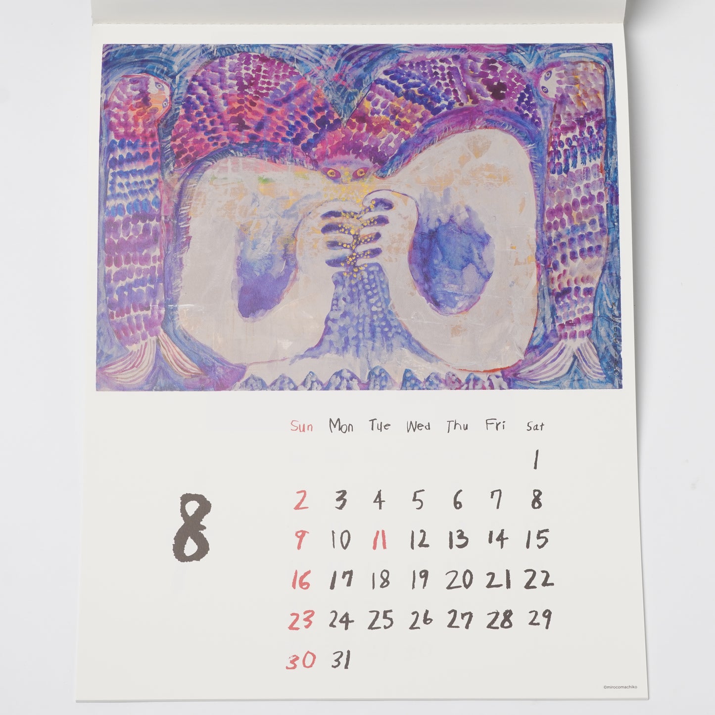 Miroco Machiko Calendar 2026