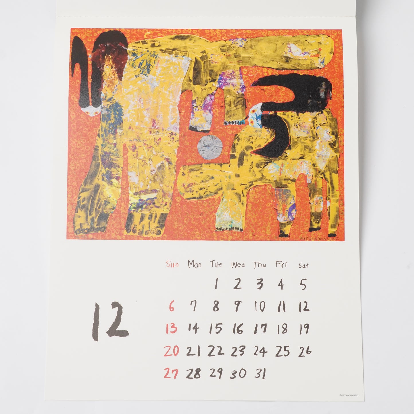 Miroco Machiko Calendar 2026