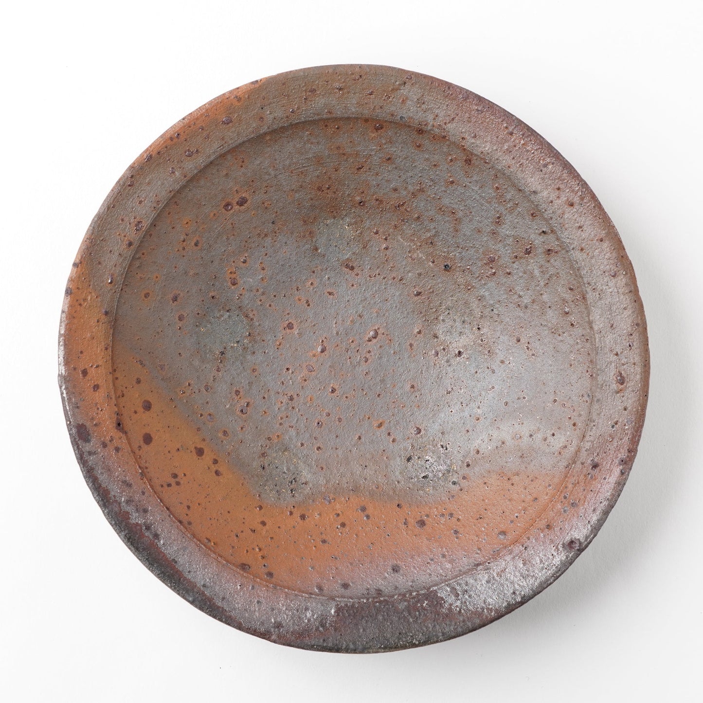 Shikamaru Takeshita Plate Nanban Yakishime Wood Fired