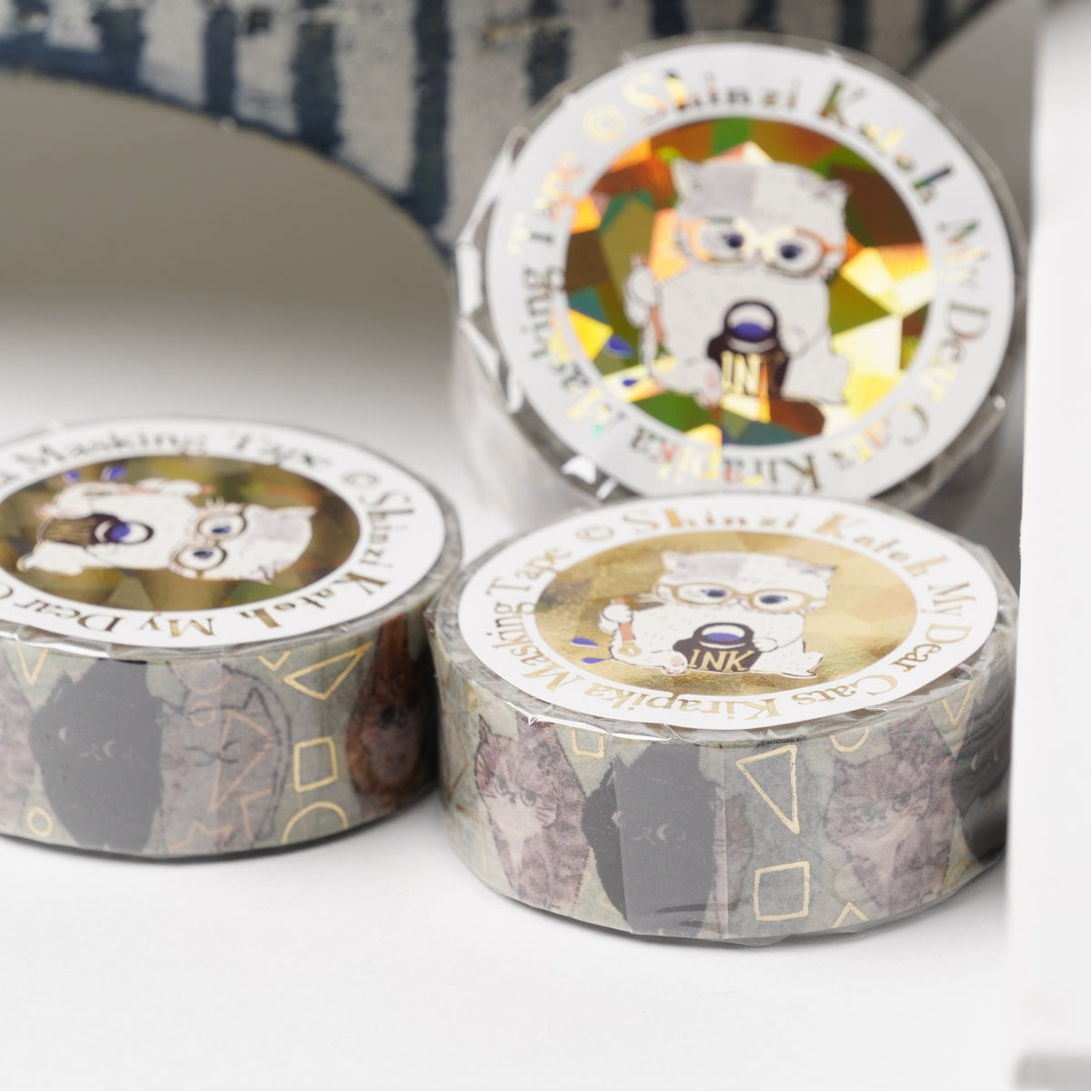 Shinzi Katoh My Dear Cats Foil Masking Tape