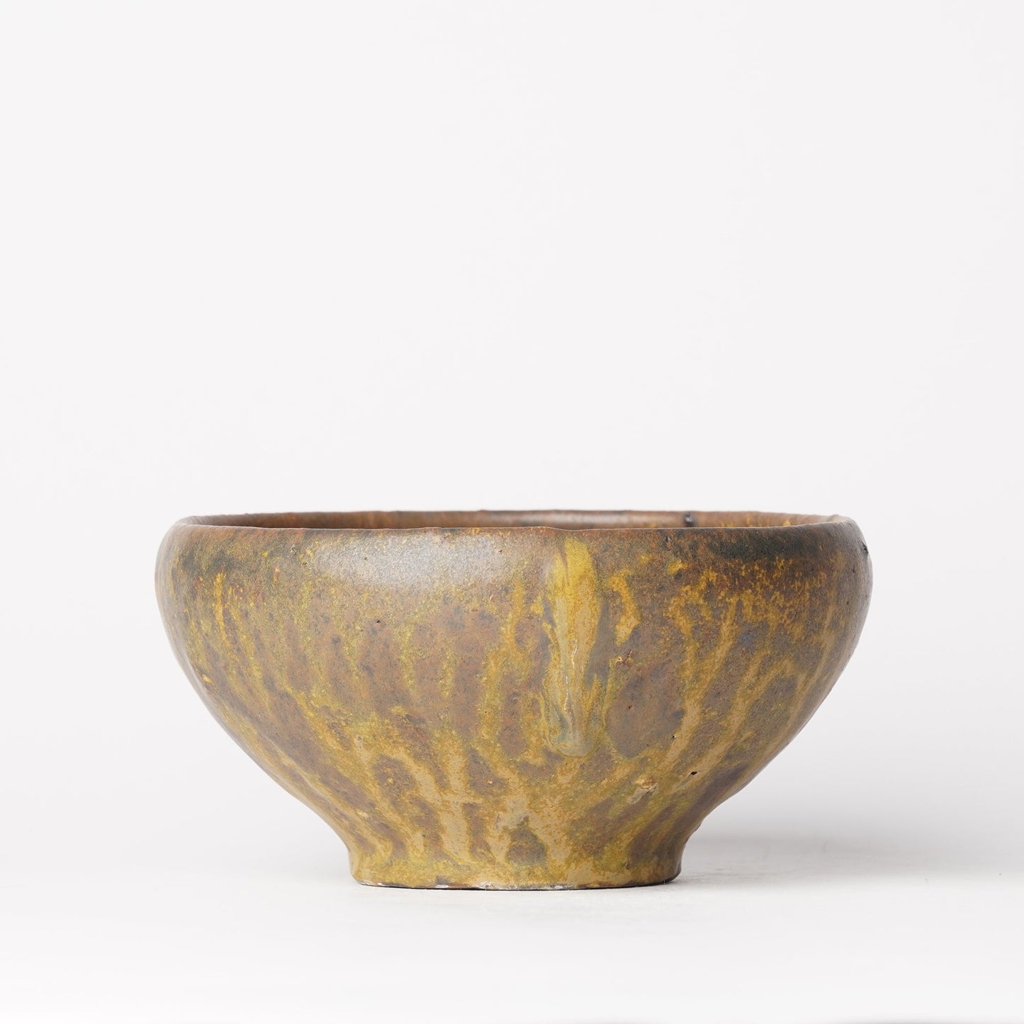 Futoshi Yamashita Volcanic Lava Chawan Matcha Bowl