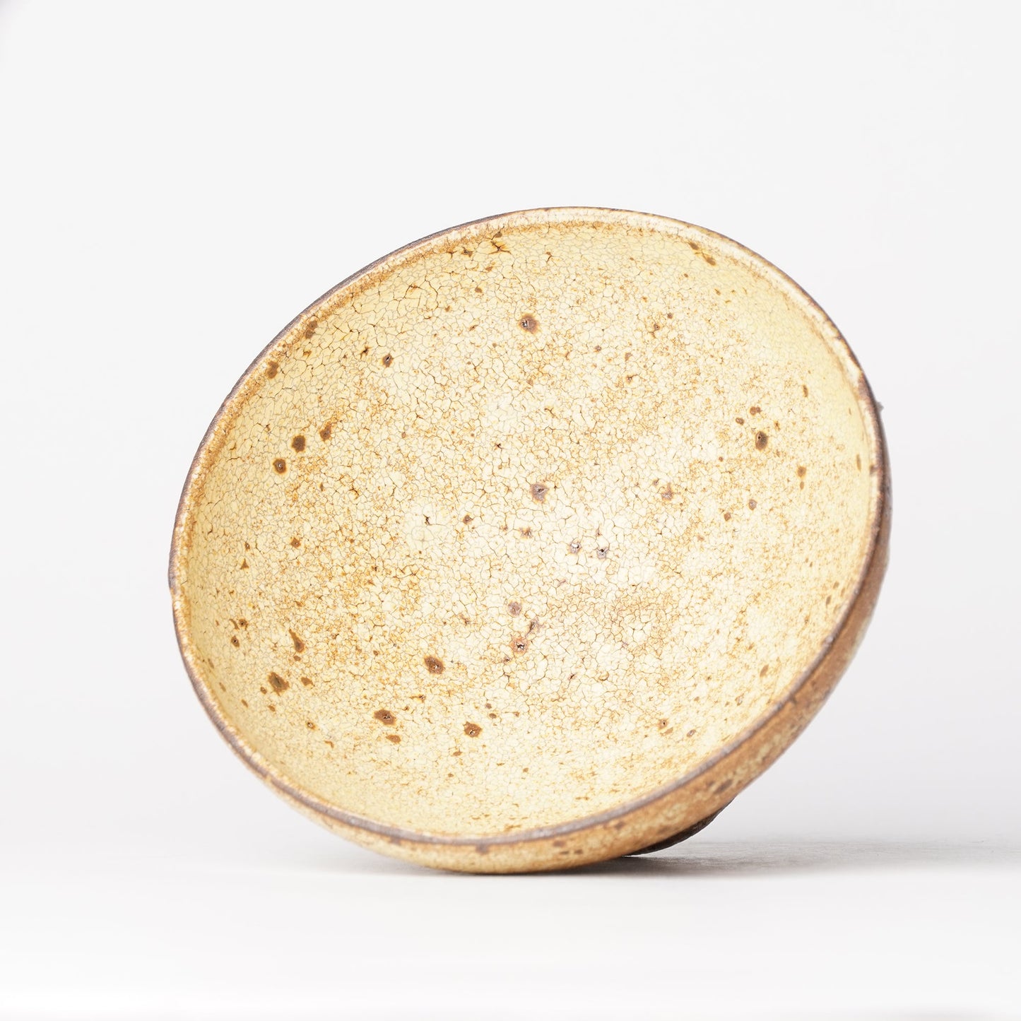 Futoshi Yamashita Volcanic Yellow Chawan Rice Bowl