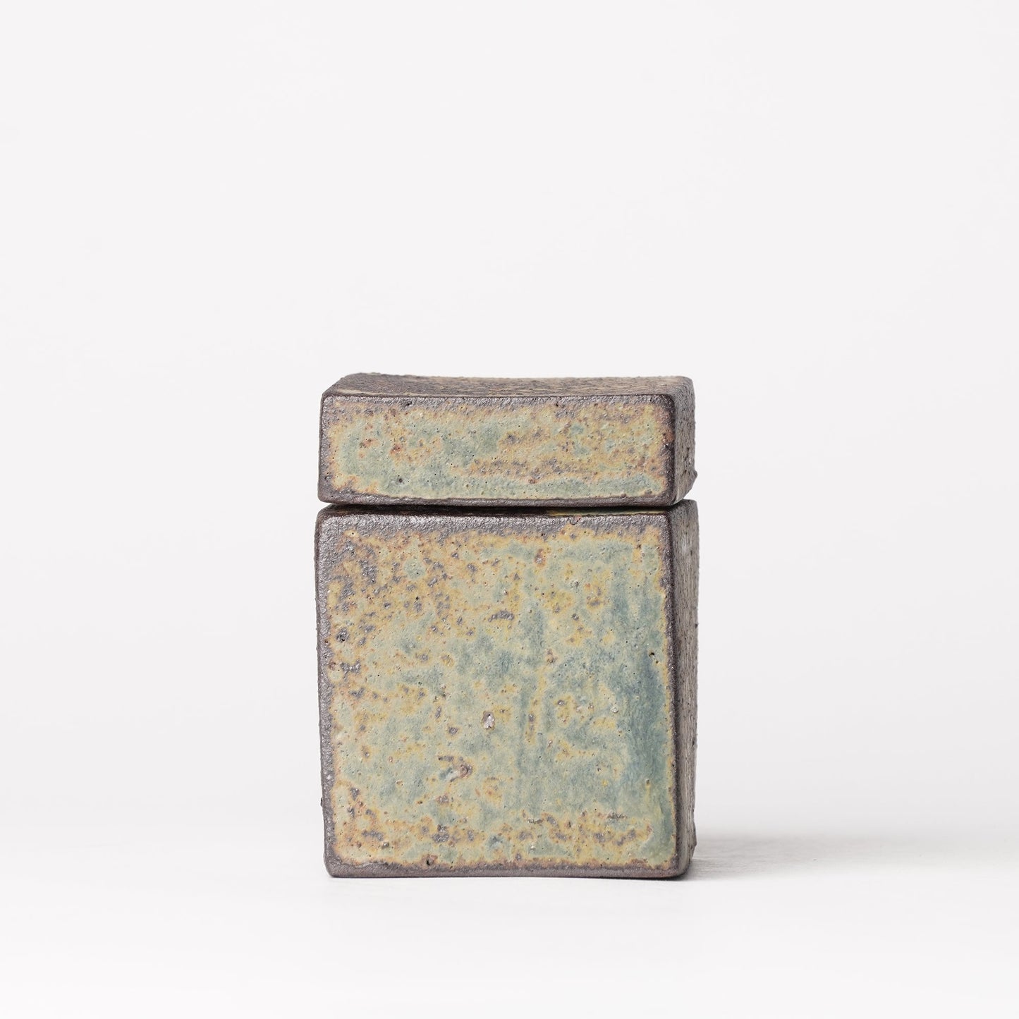 Futoshi Yamashita Volcanic Lava Small Futamono Container
