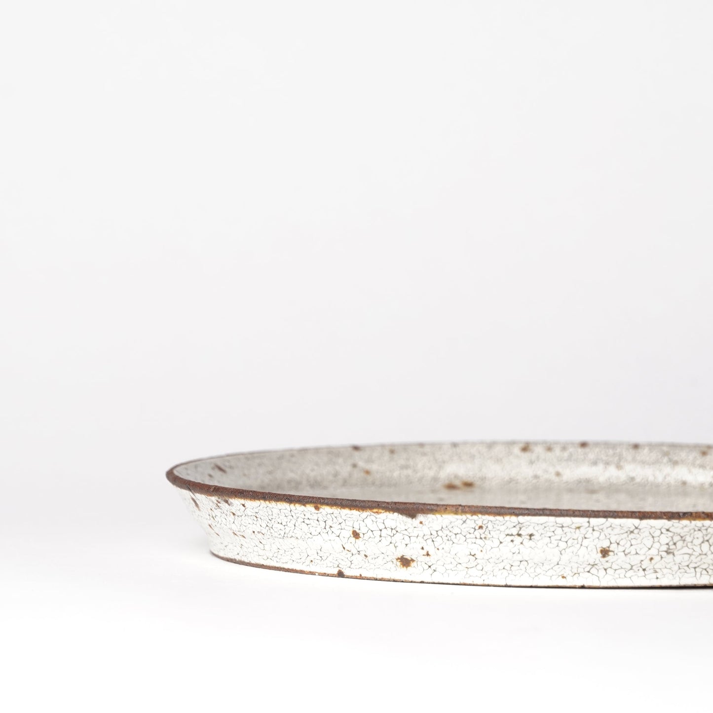 Futoshi Yamashita Volcanic Pottery White Plate