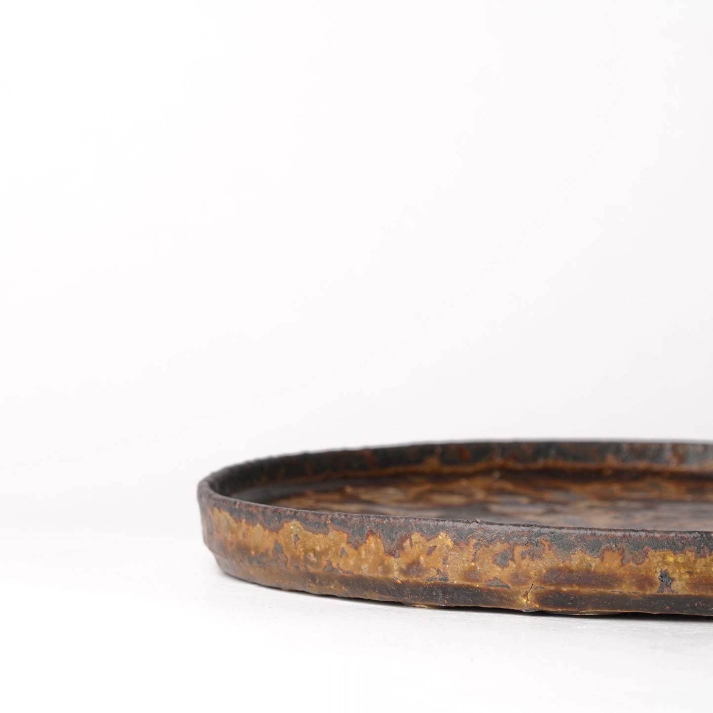 Futoshi Yamashita Volcanic Pottery Dinner Plate