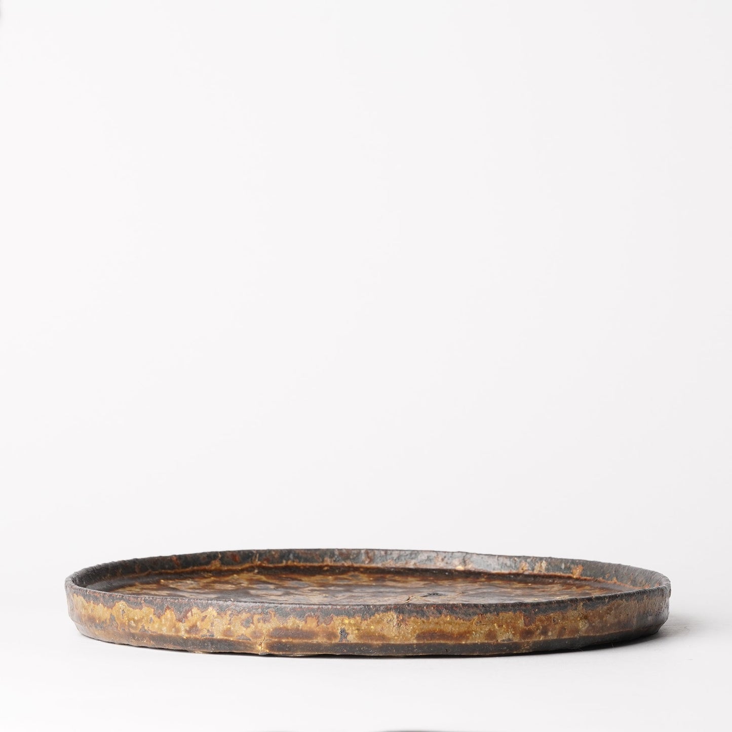 Futoshi Yamashita Volcanic Pottery Dinner Plate