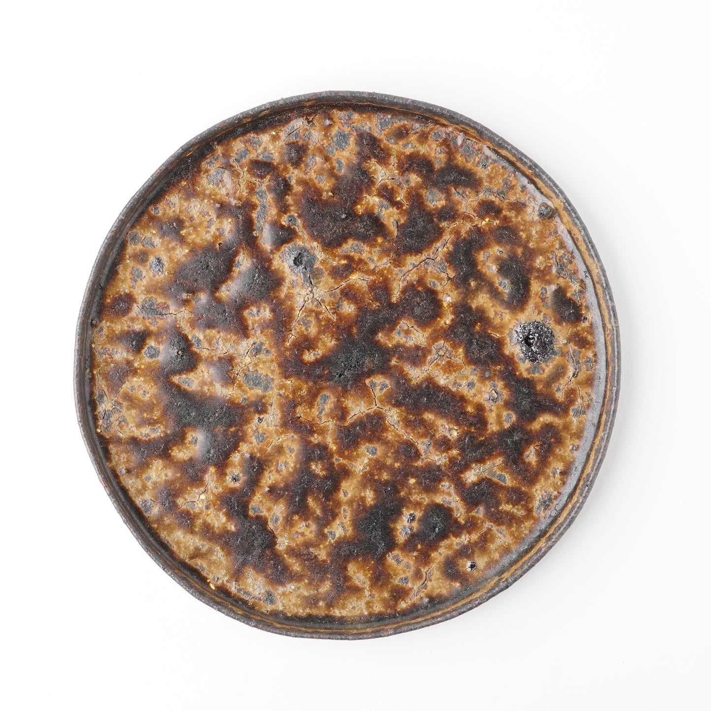 Futoshi Yamashita Volcanic Pottery Dinner Plate