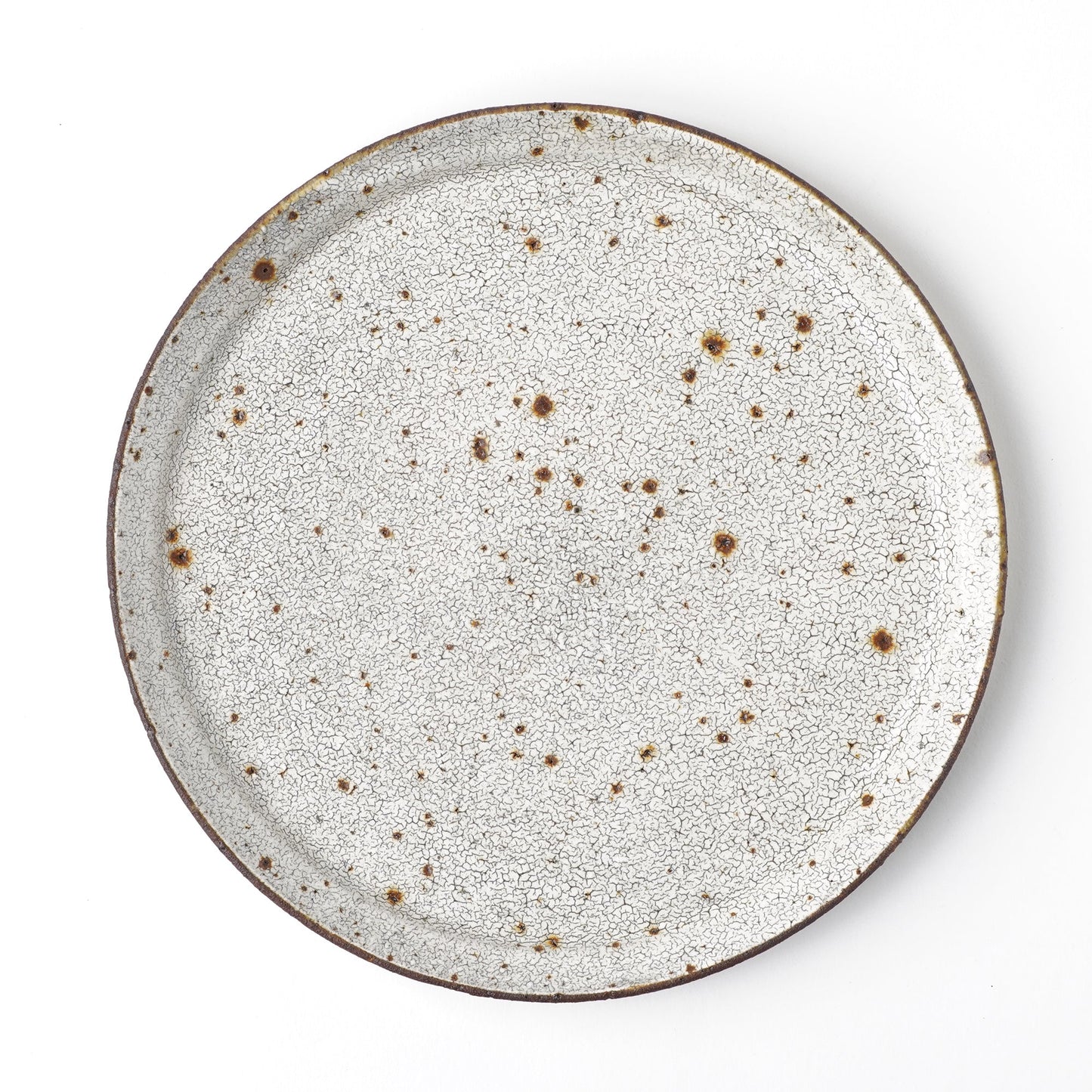 Futoshi Yamashita Volcanic Pottery White Plate