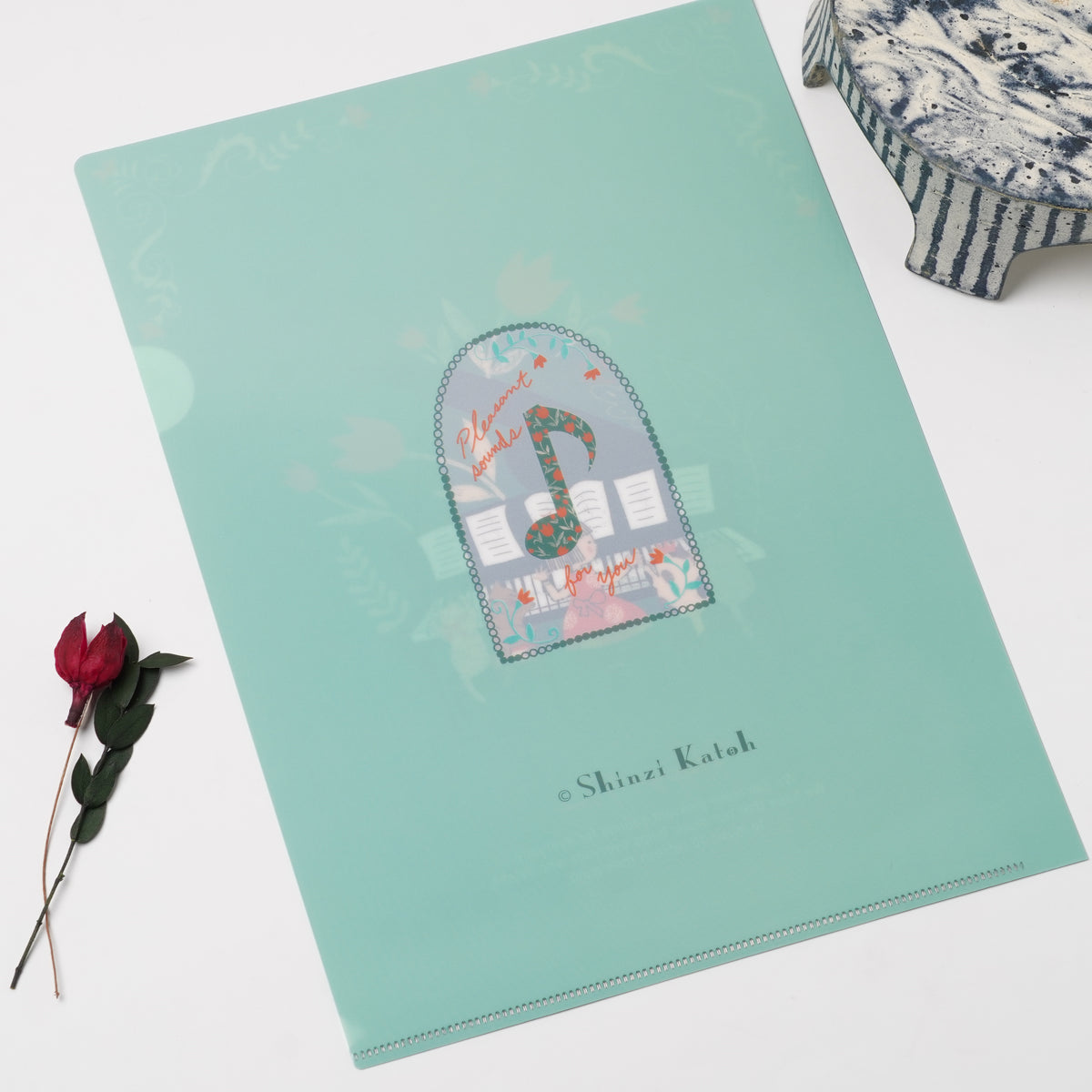 Piano Sonata - Shinzi Katoh Happy Tone A4 Clear File