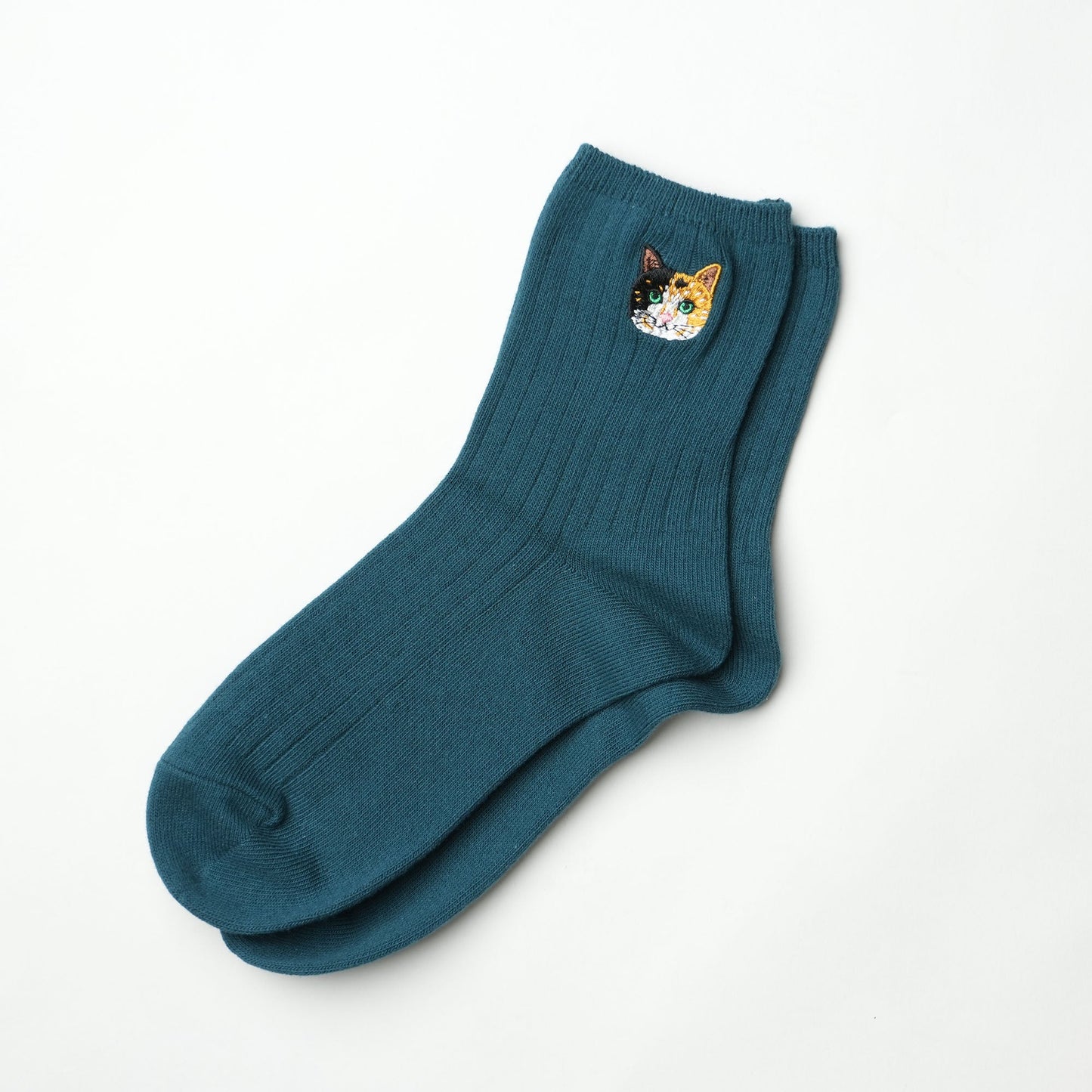 Cute Cat Socks M – Mike Neko Embroidery