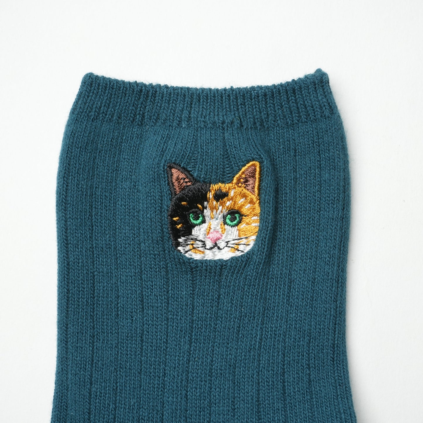 Cute Cat Socks M – Mike Neko Embroidery