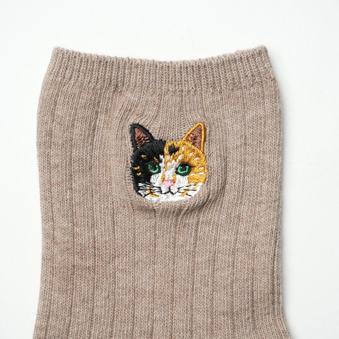 Cute Cat Socks M – Mike Neko Embroidery