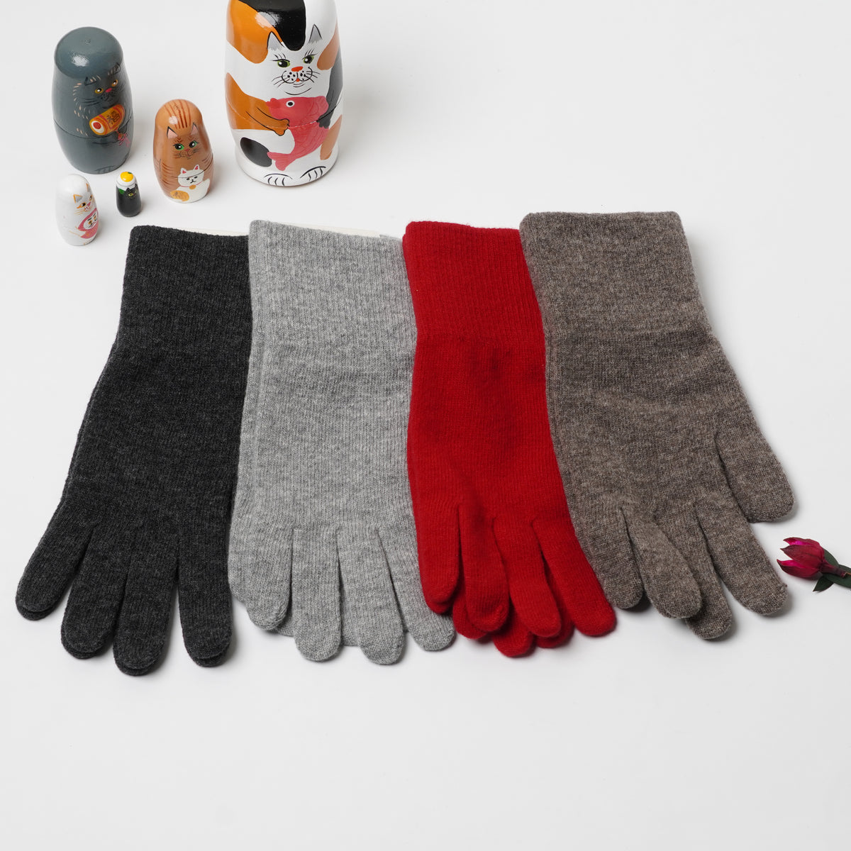 【knitwin】 Merino Wool Gloves – Soft & Warm Winter Gloves L