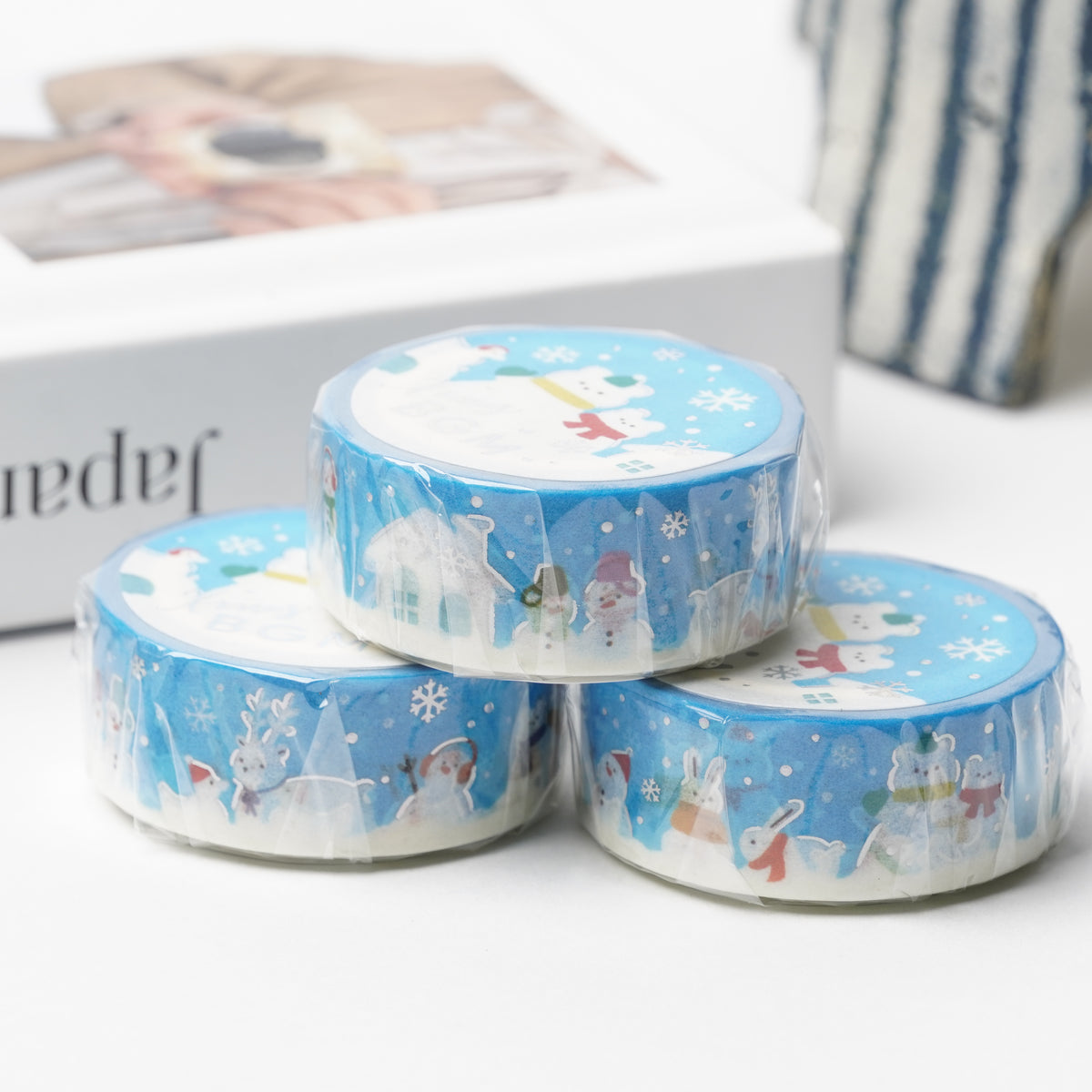 BGM Christmas Snowman Foil Washi Tape | 2026 Limited Edition