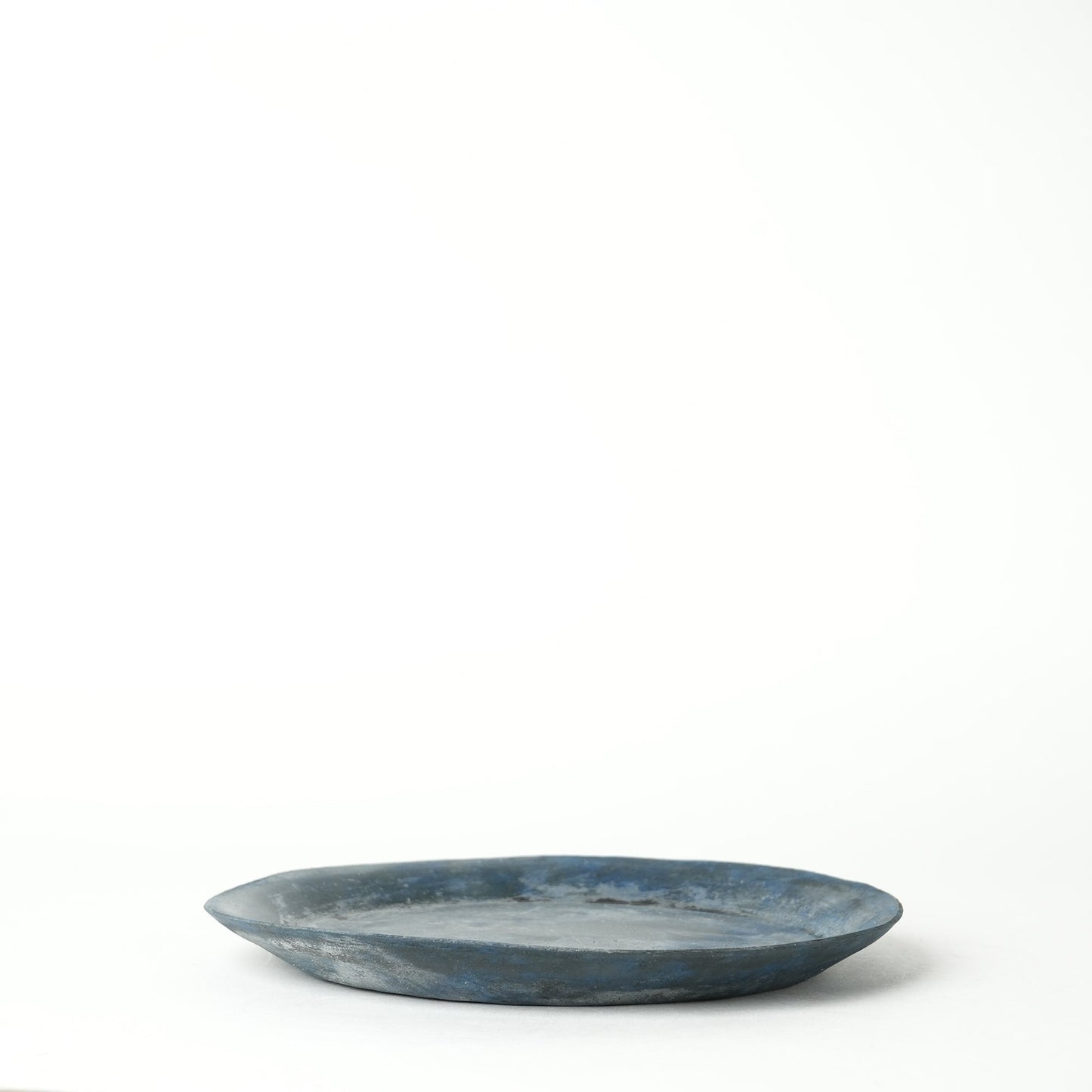 Akiko Yanagawa Rim Dinner Plate Blue