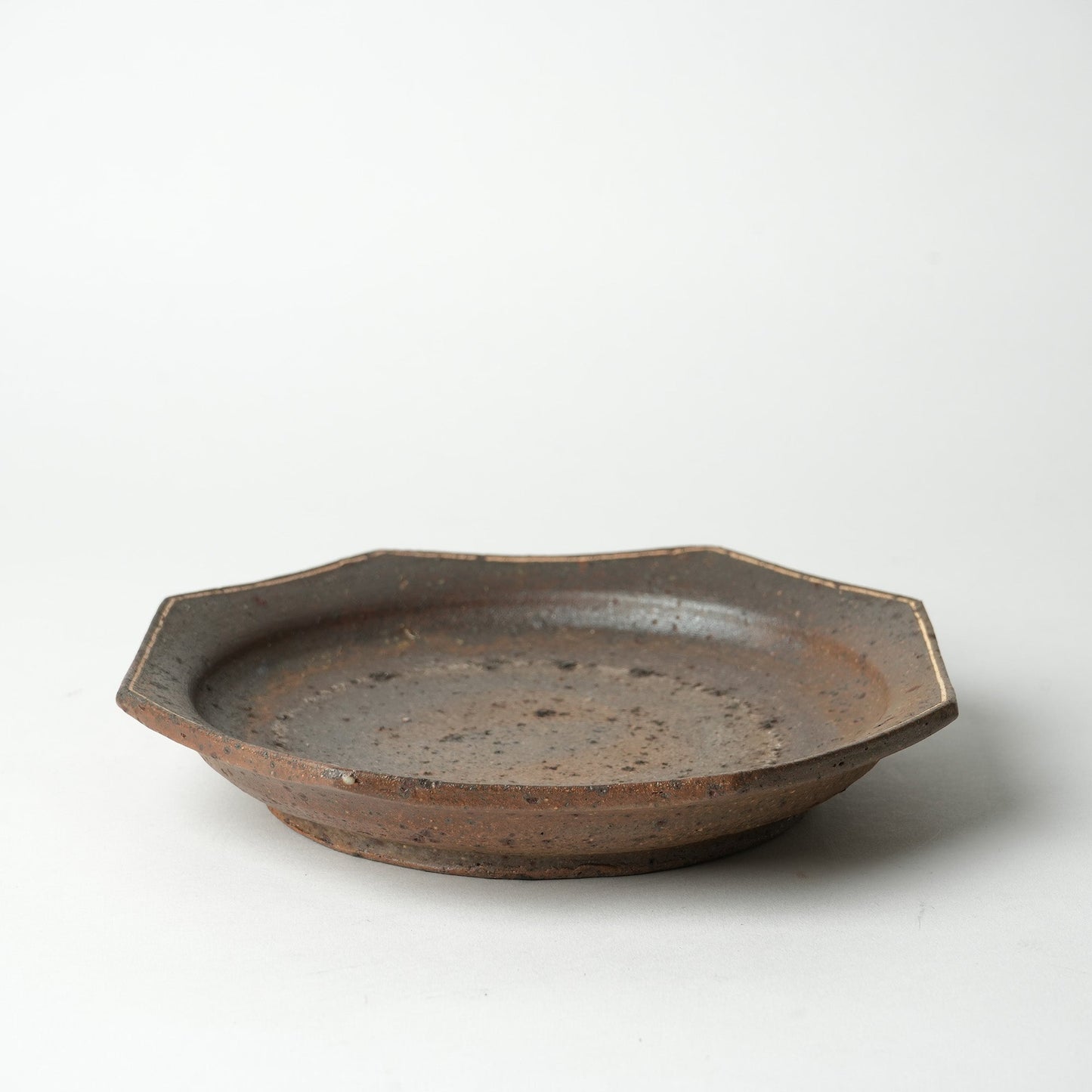 Keiji Tanaka Octagon Plate Nanban Woodfired
