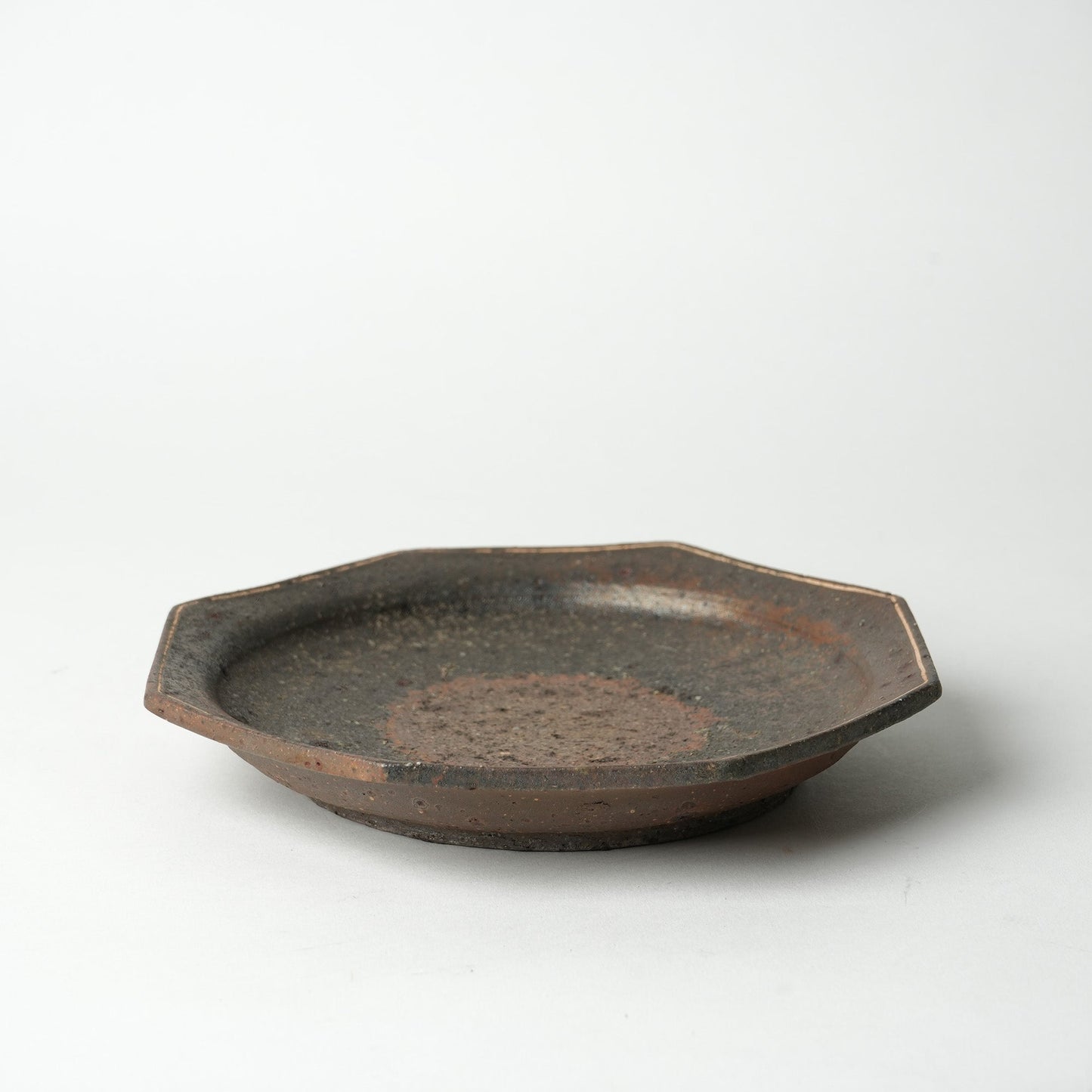 Keiji Tanaka Octagon Plate Nanban Woodfired